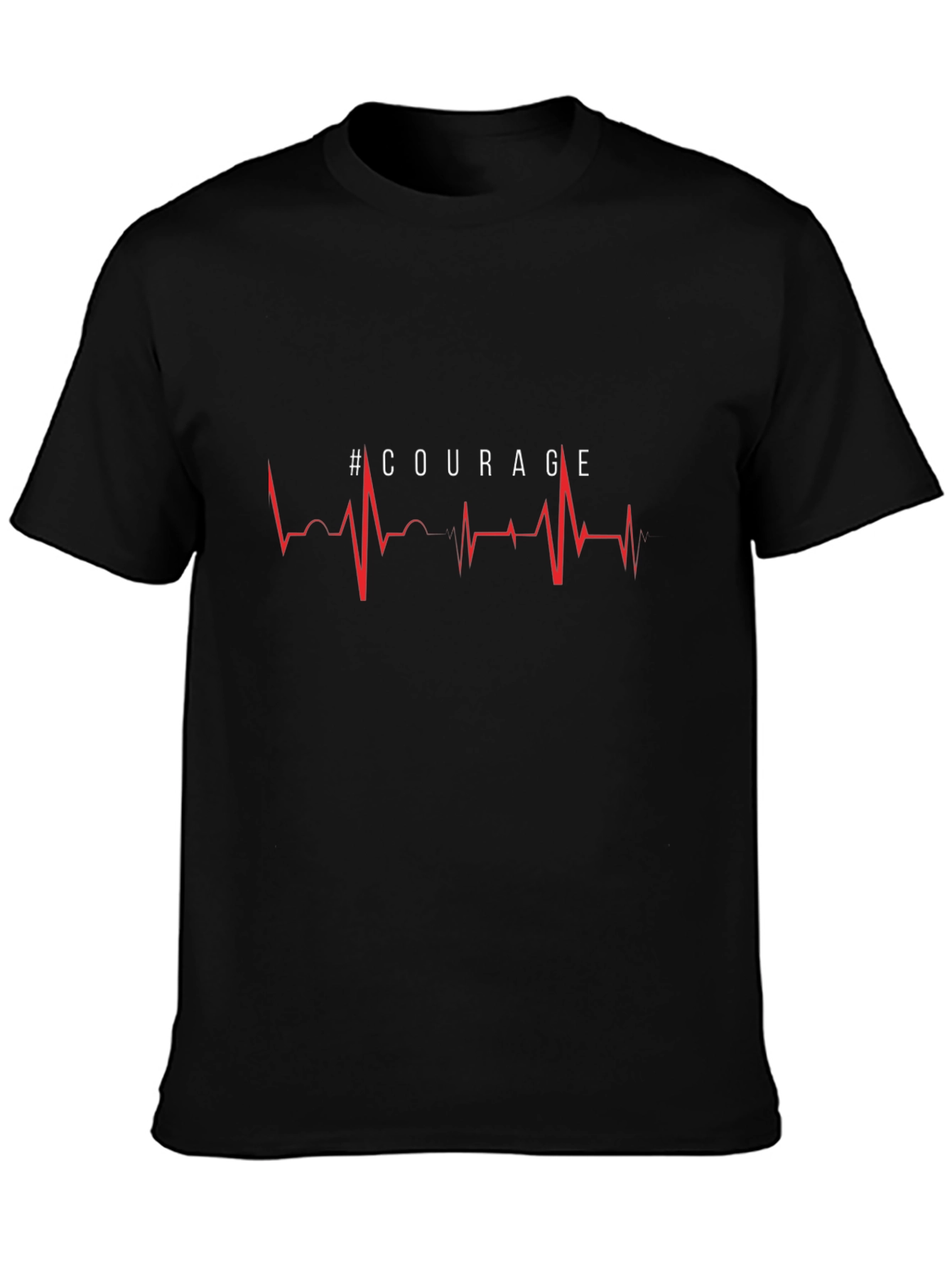Courage Heartbeat Graphic Tee