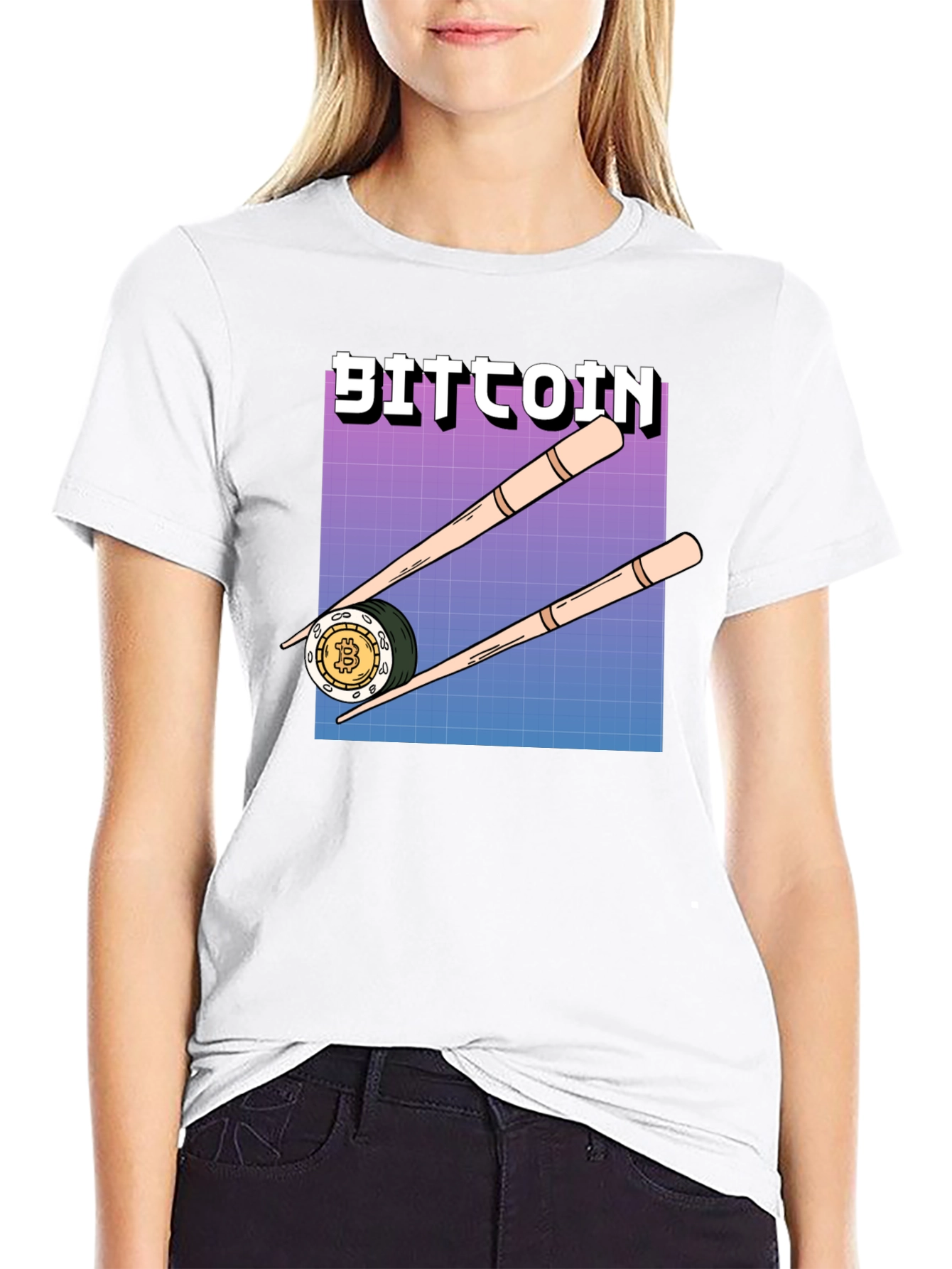 Bitcoin Sushi T-Shirt - Crypto Currency Tee