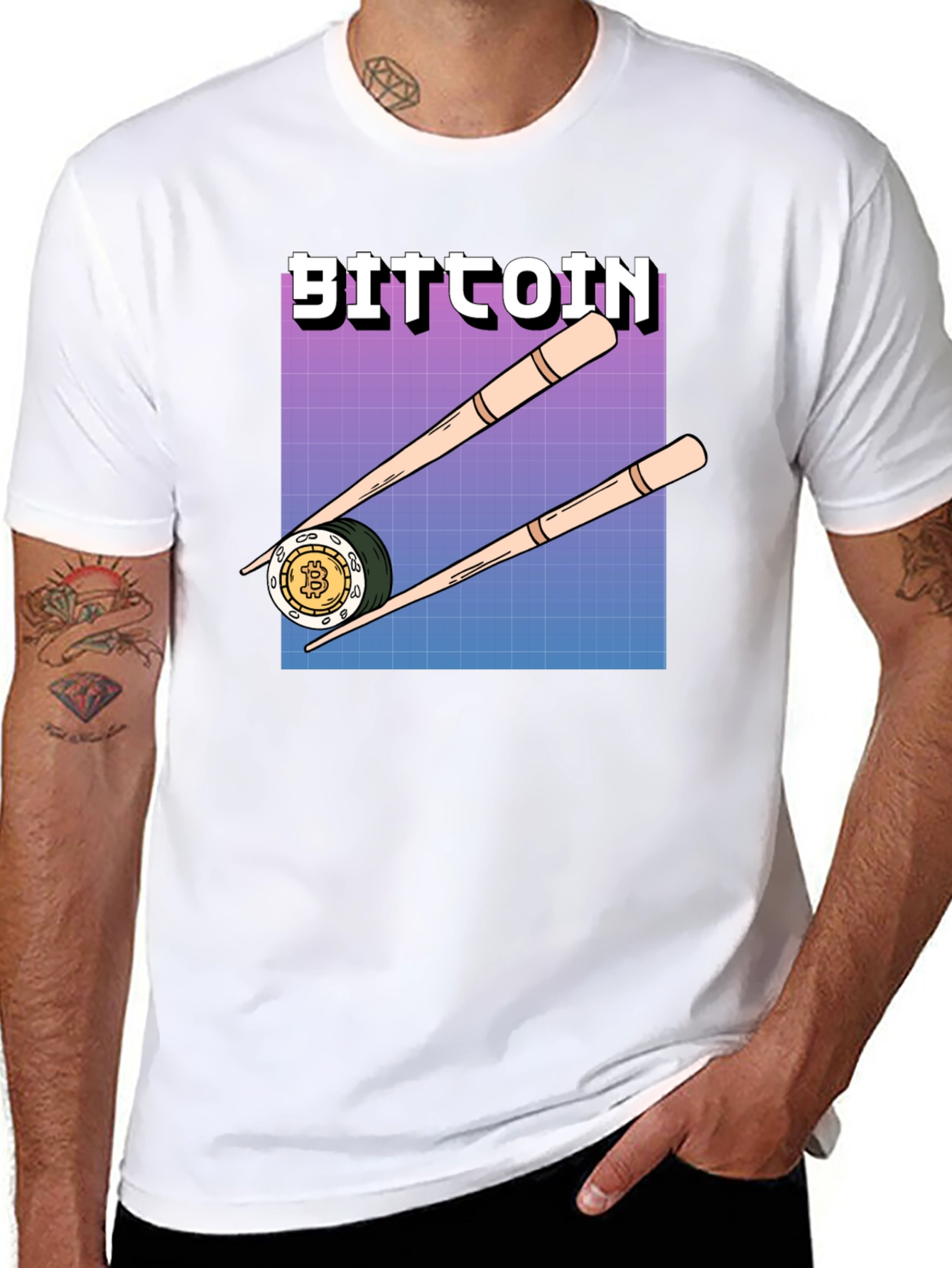 Bitcoin Sushi T-Shirt - Crypto Currency Tee