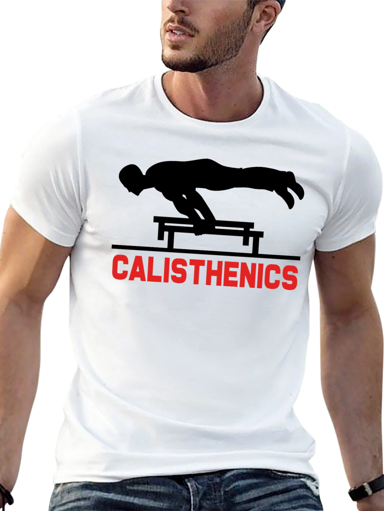 Calisthenics T-Shirt - Black Graphic Tee