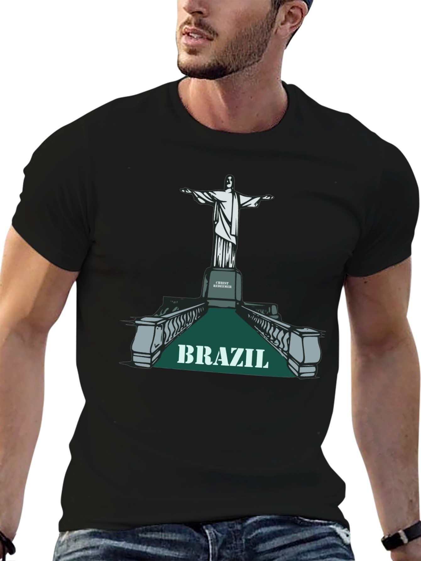 Brazil Christ the Redeemer Graphic T-Shirt