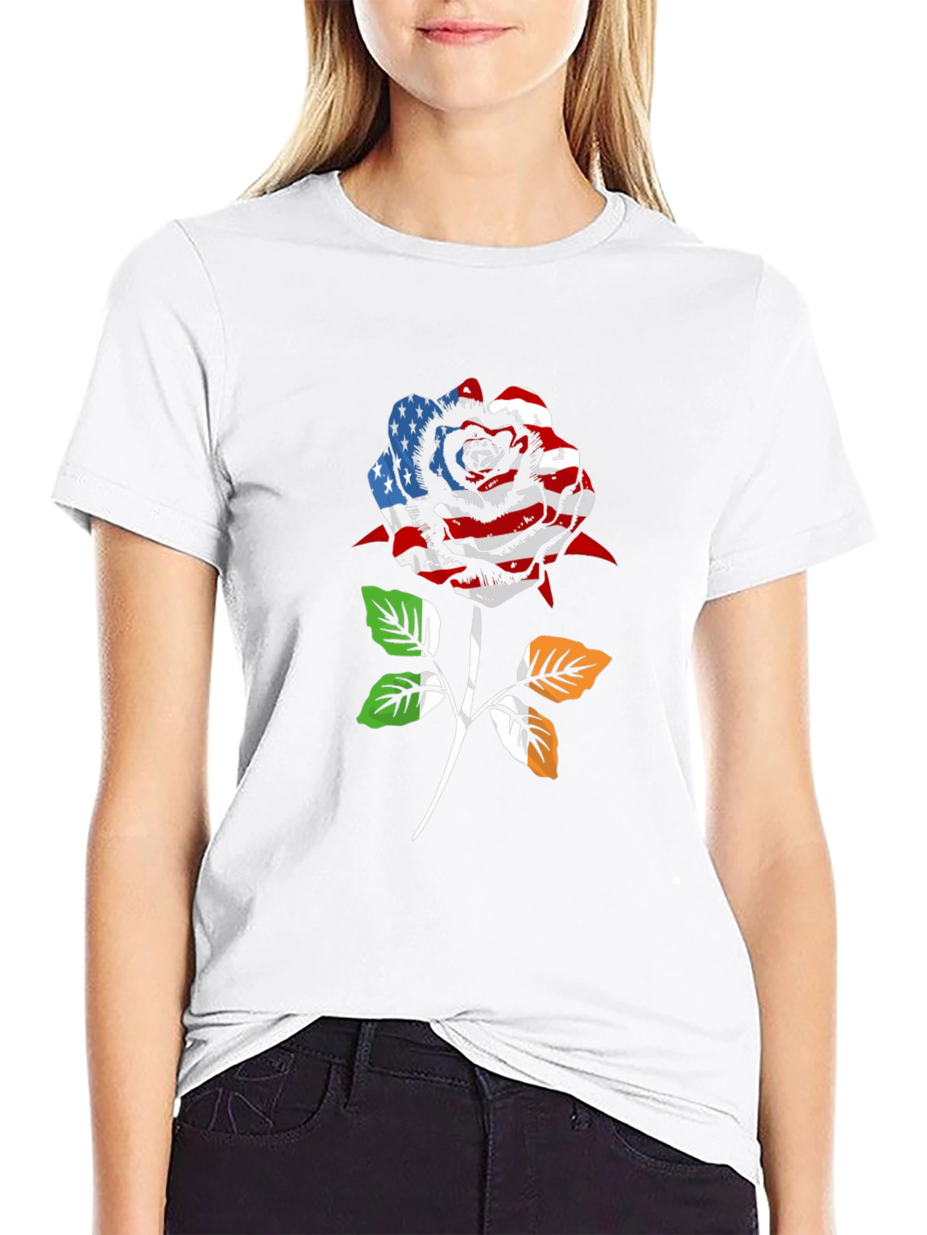 American Irish Rose Graphic T-Shirt