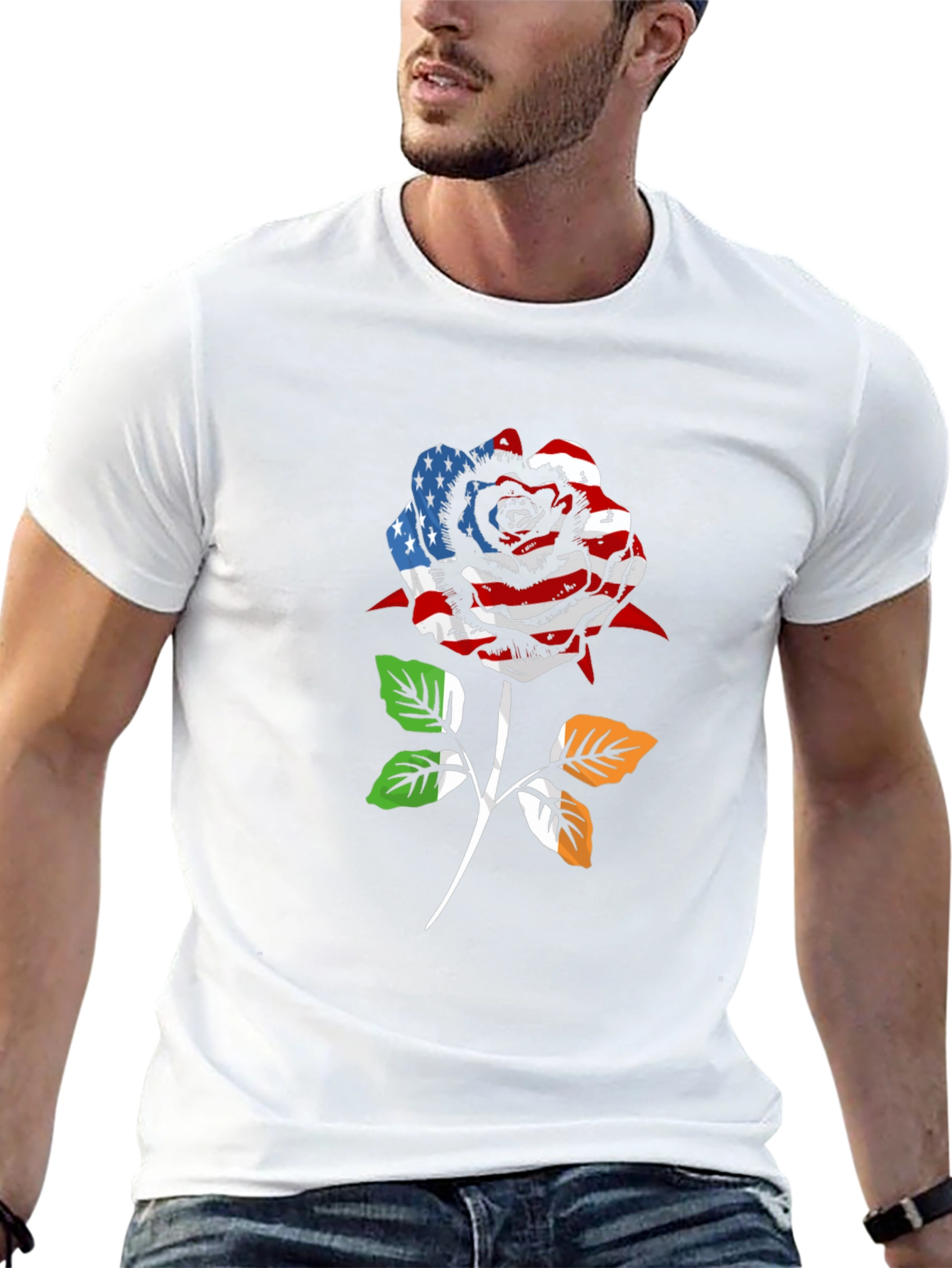 American Irish Rose Graphic T-Shirt