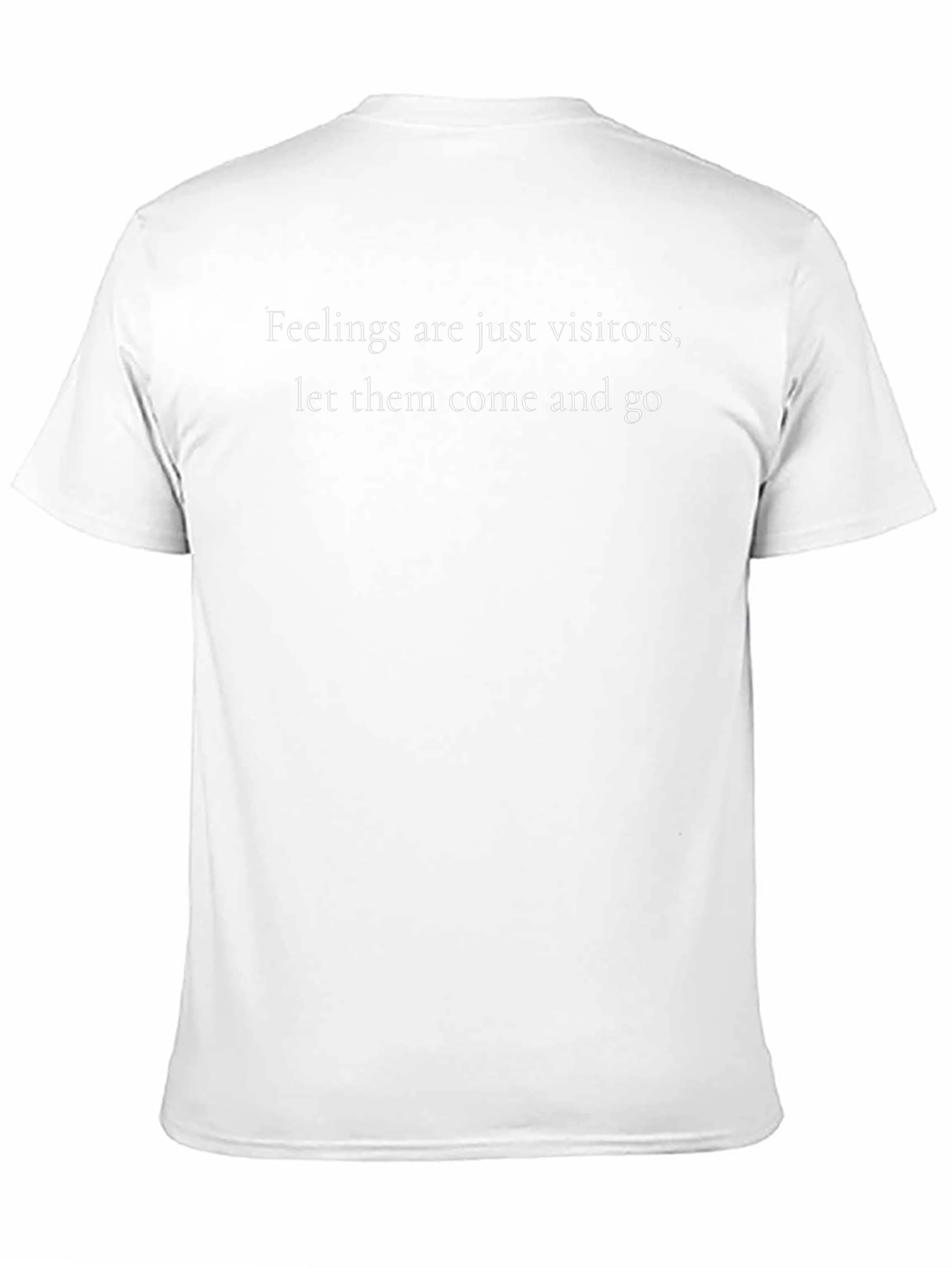 Feelings are Visitors T-Shirt - Black