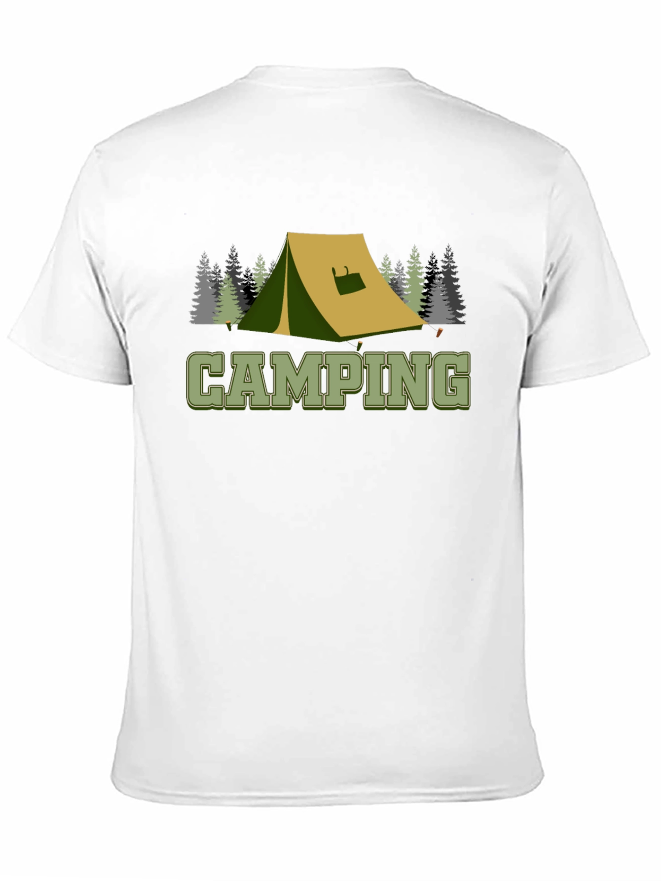 Camping Tent Graphic Tee - Outdoor Adventure Shirt