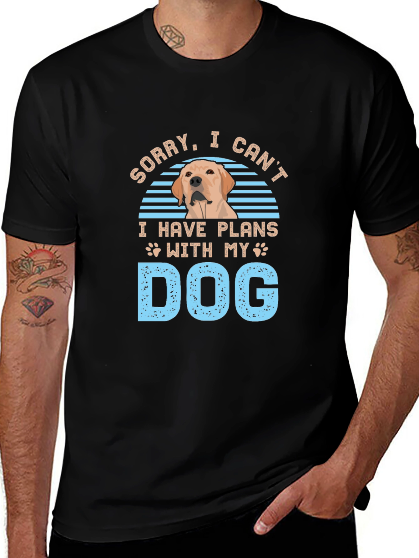 Dog Plans T-Shirt - Sorry I Cant