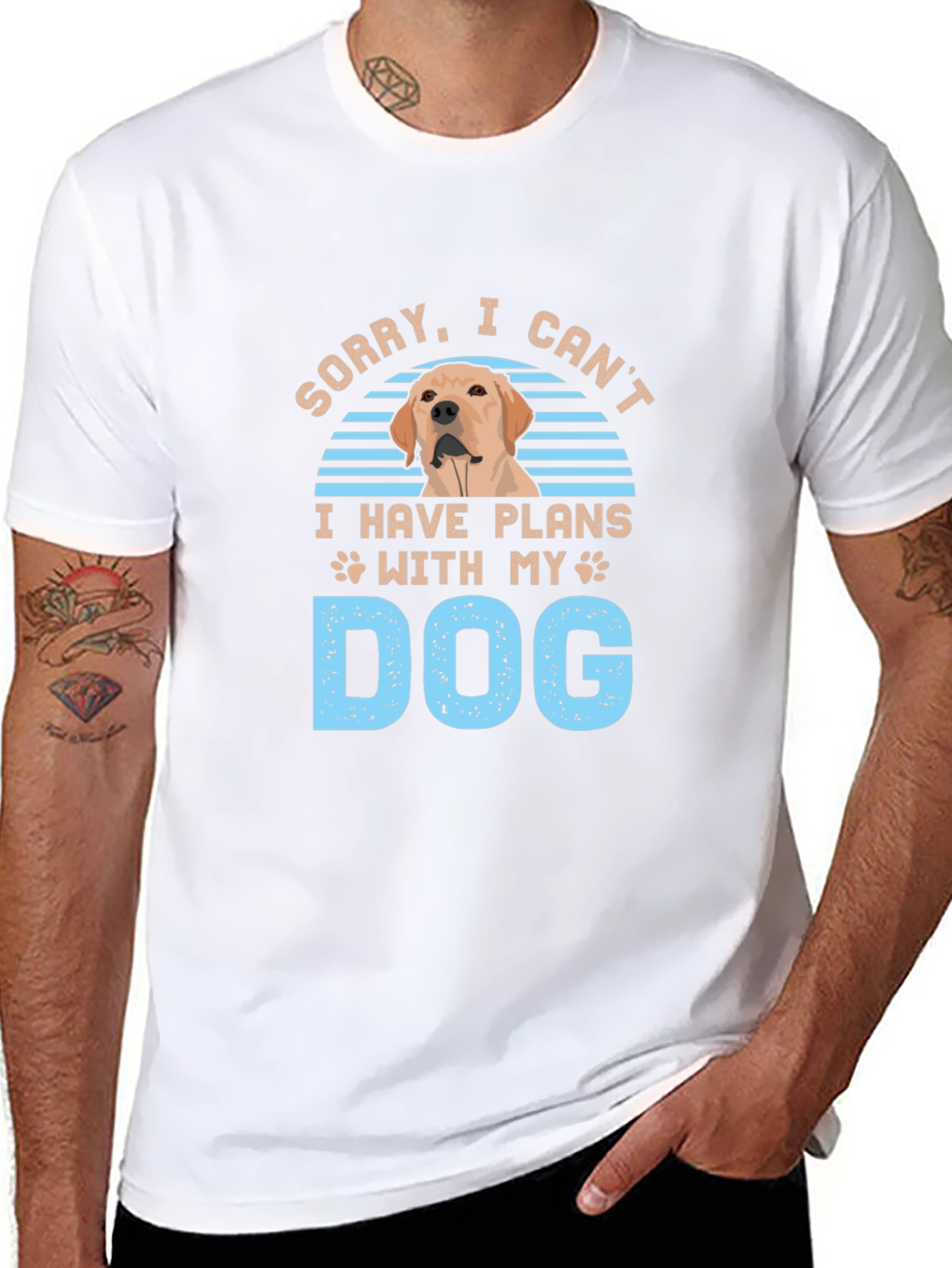 Dog Plans T-Shirt - Sorry I Cant