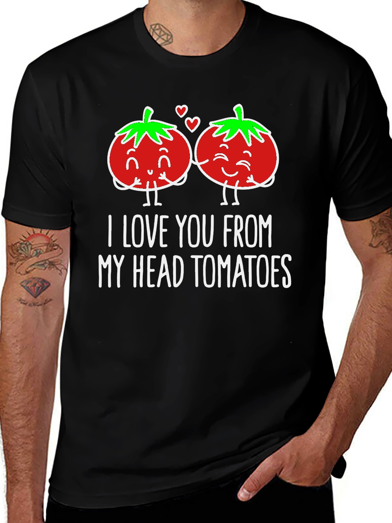 I Love You From My Head Tomatoes Graphic Tee