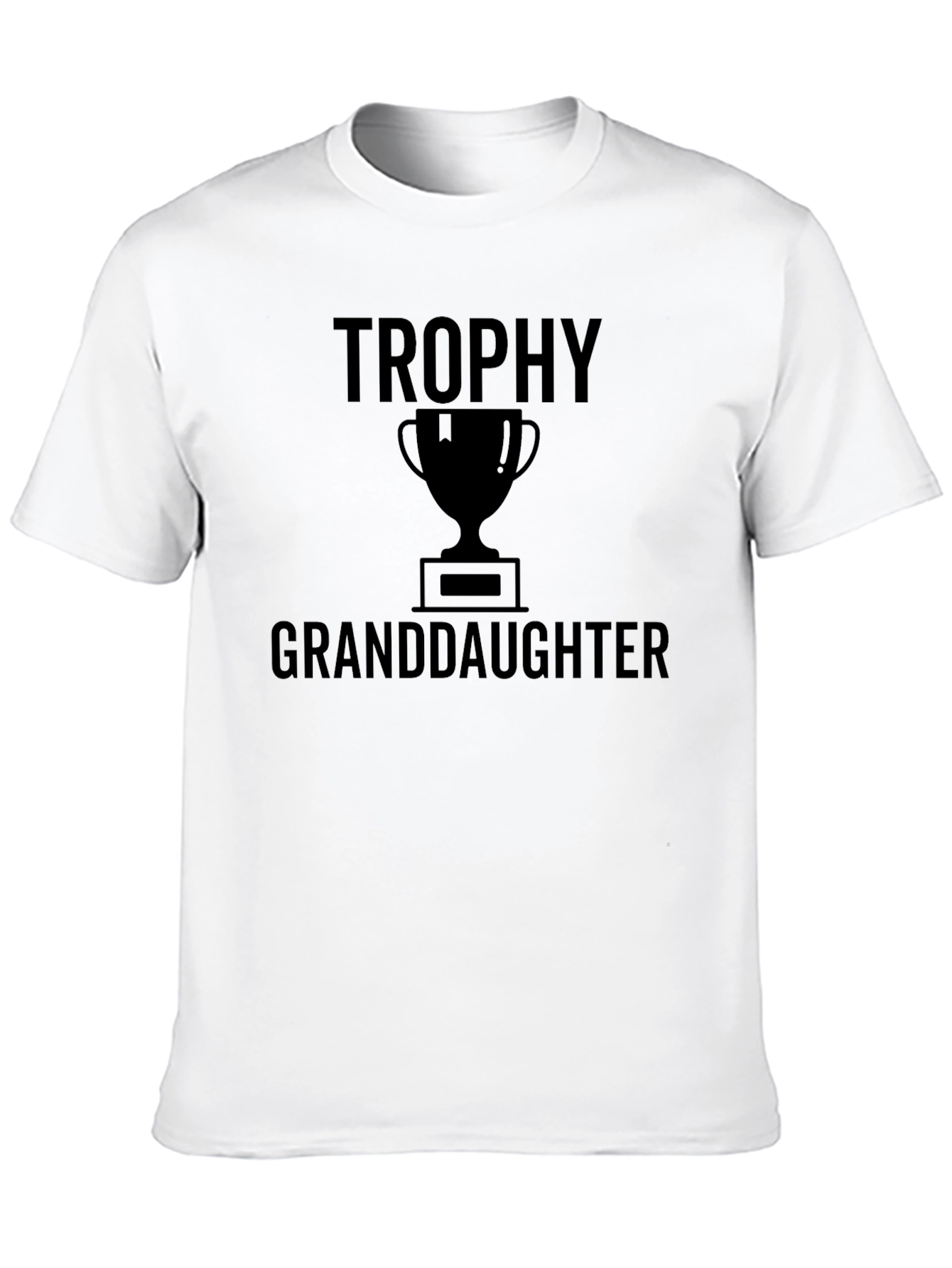 Trophy Granddaughter Novelty Graphic T-Shirt