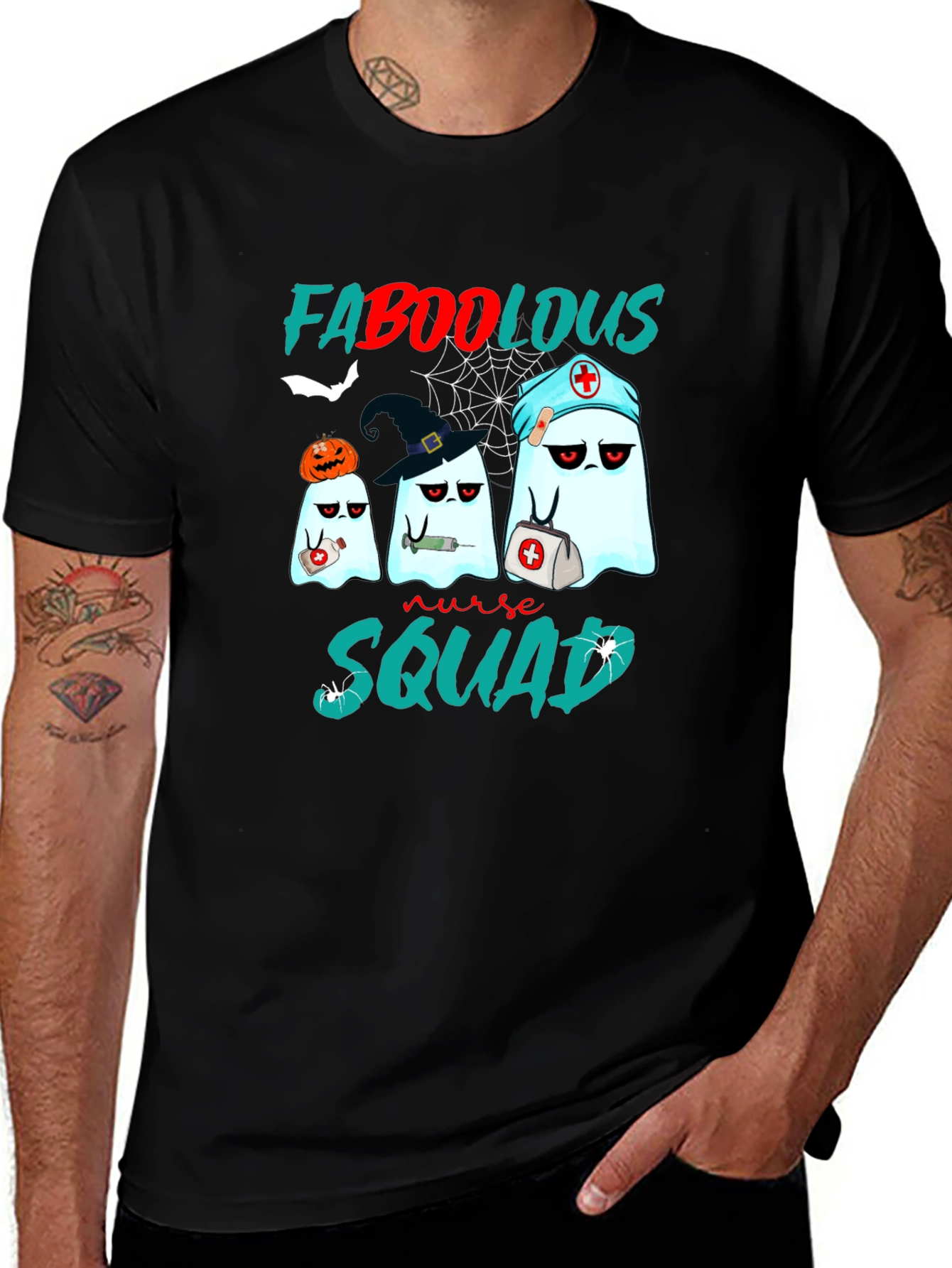 Fabulous Nurse Squad Halloween T-Shirt