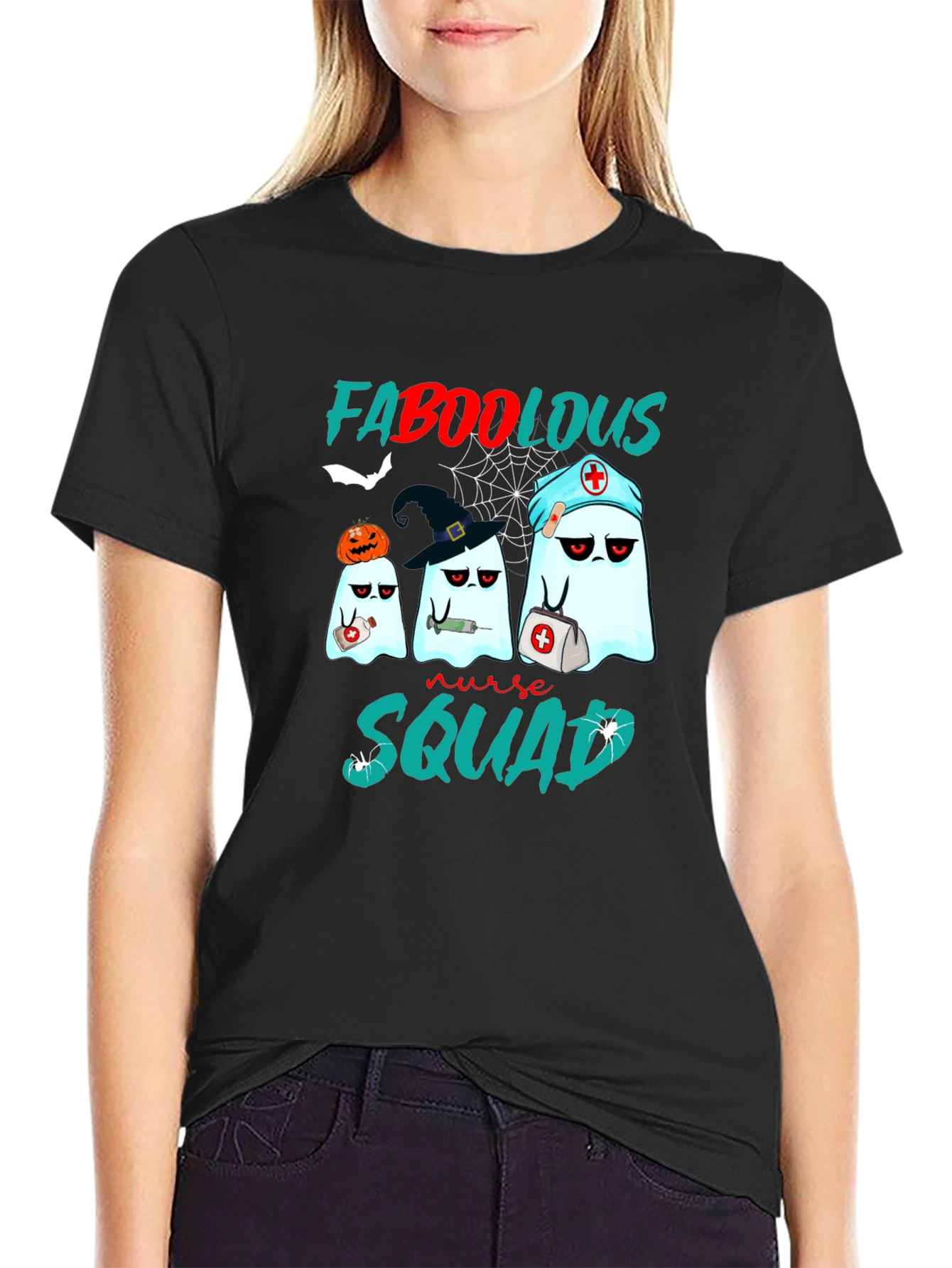 Fabulous Nurse Squad Halloween T-Shirt
