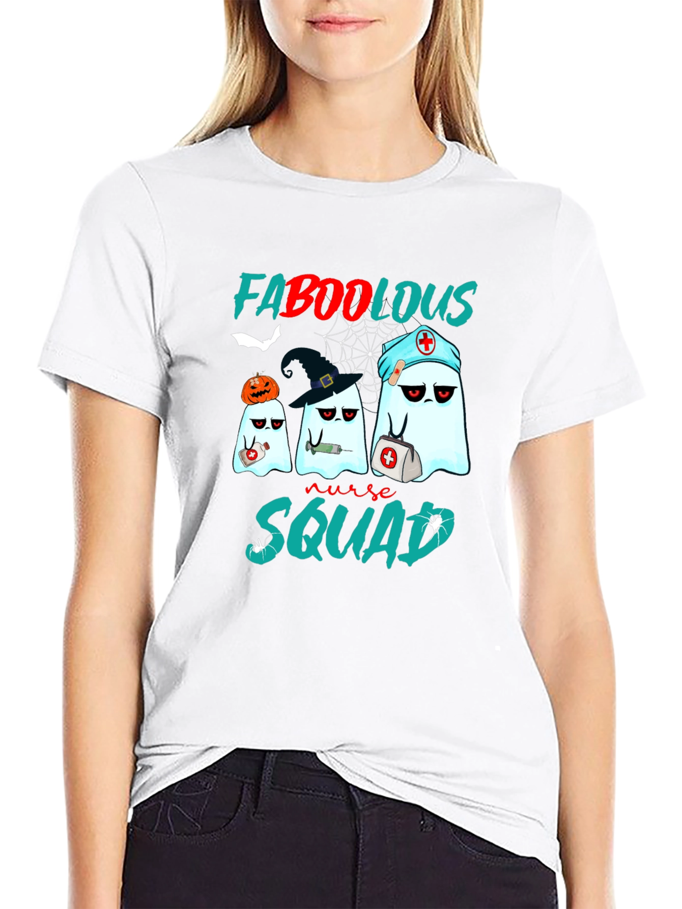 Fabulous Nurse Squad Halloween T-Shirt