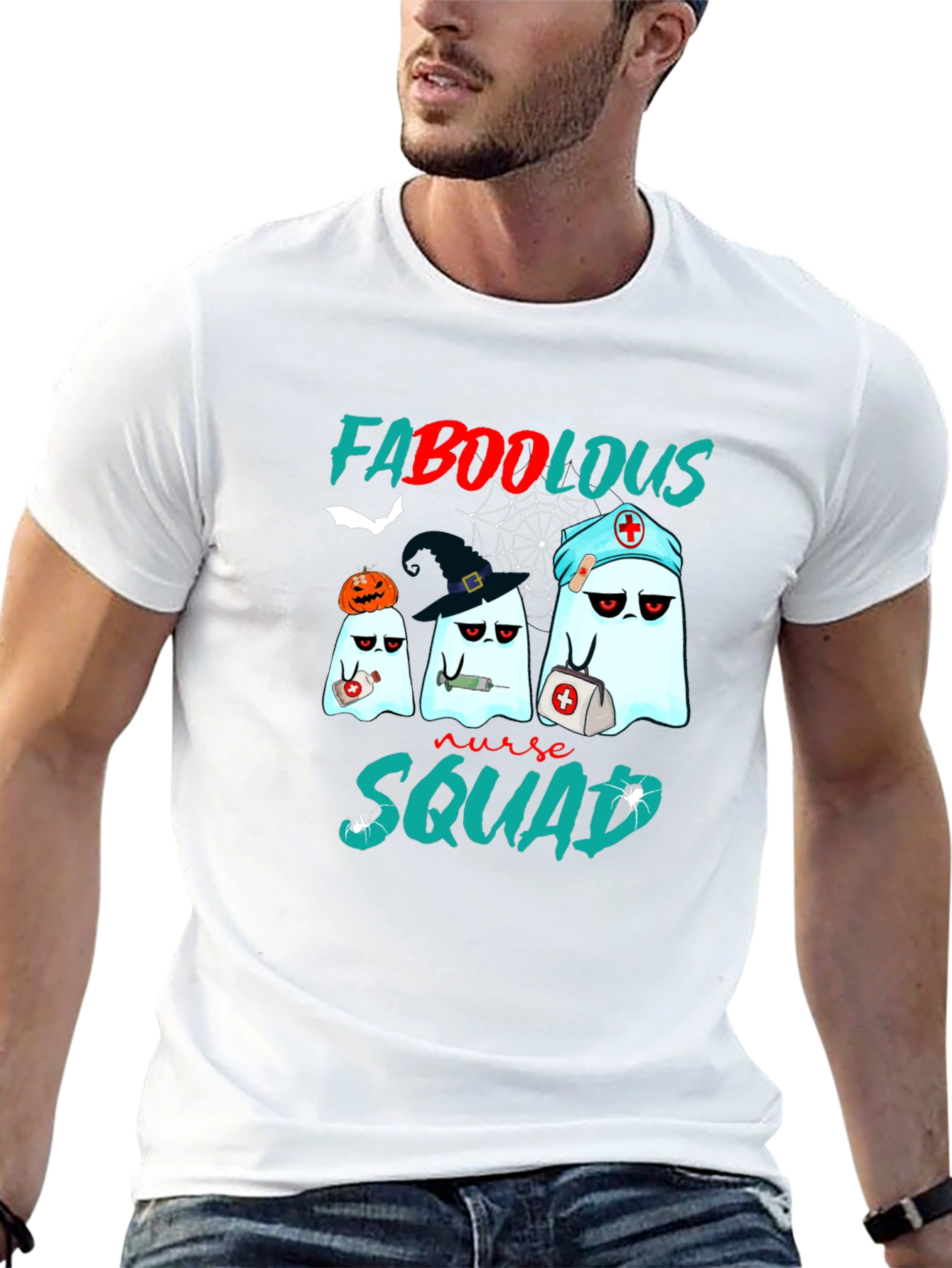 Fabulous Nurse Squad Halloween T-Shirt