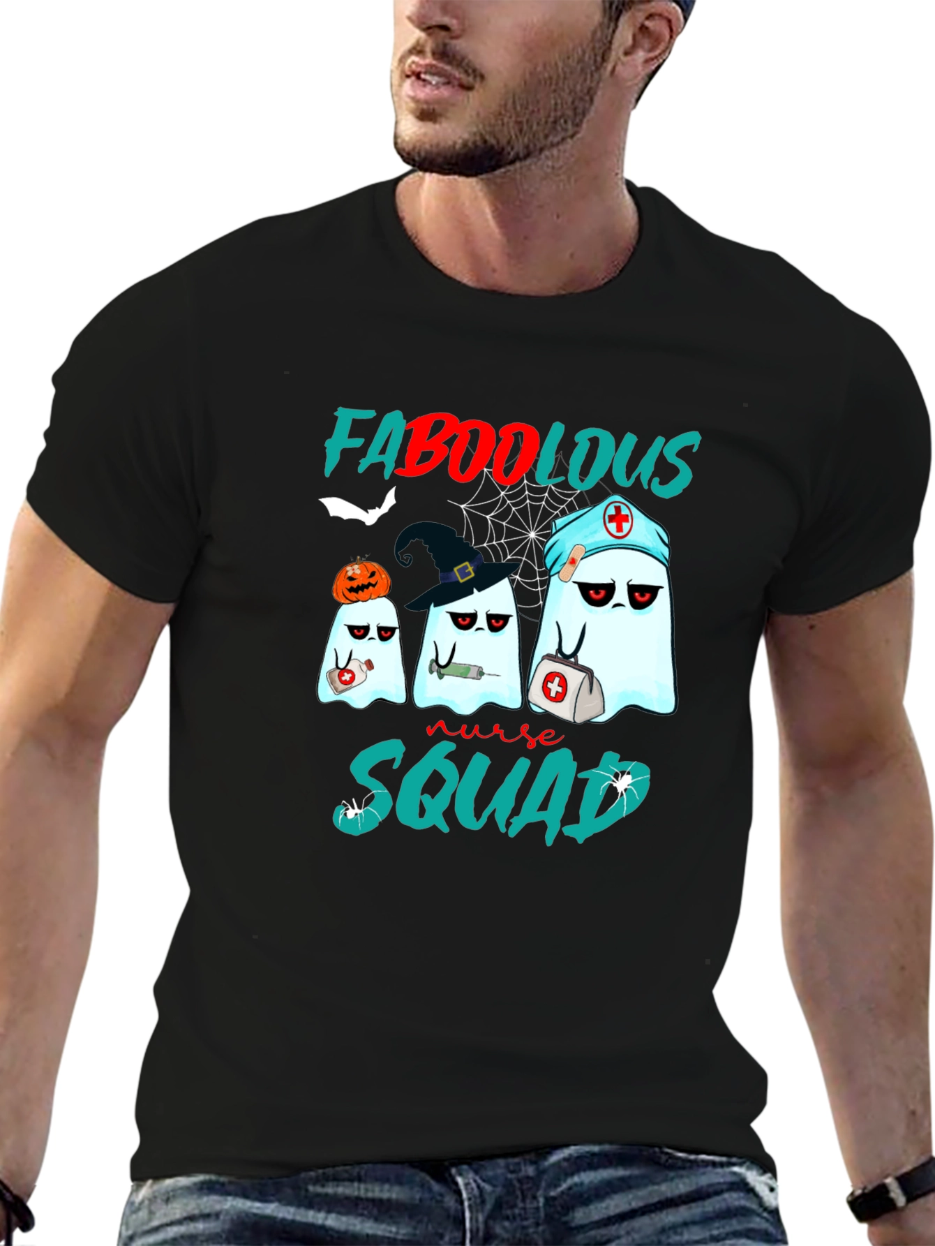 Fabulous Nurse Squad Halloween T-Shirt