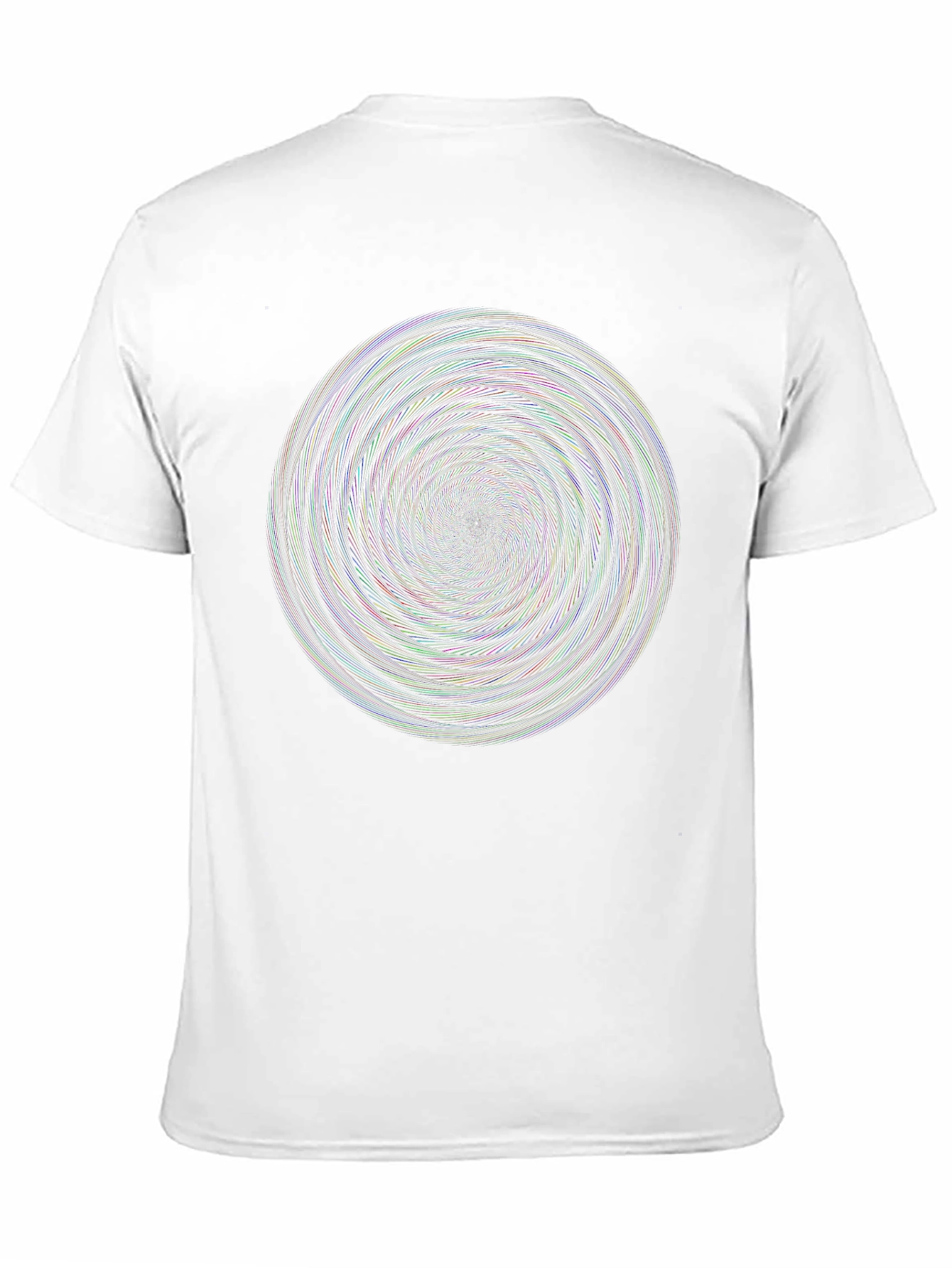 Vortex Illusion Black T-Shirt