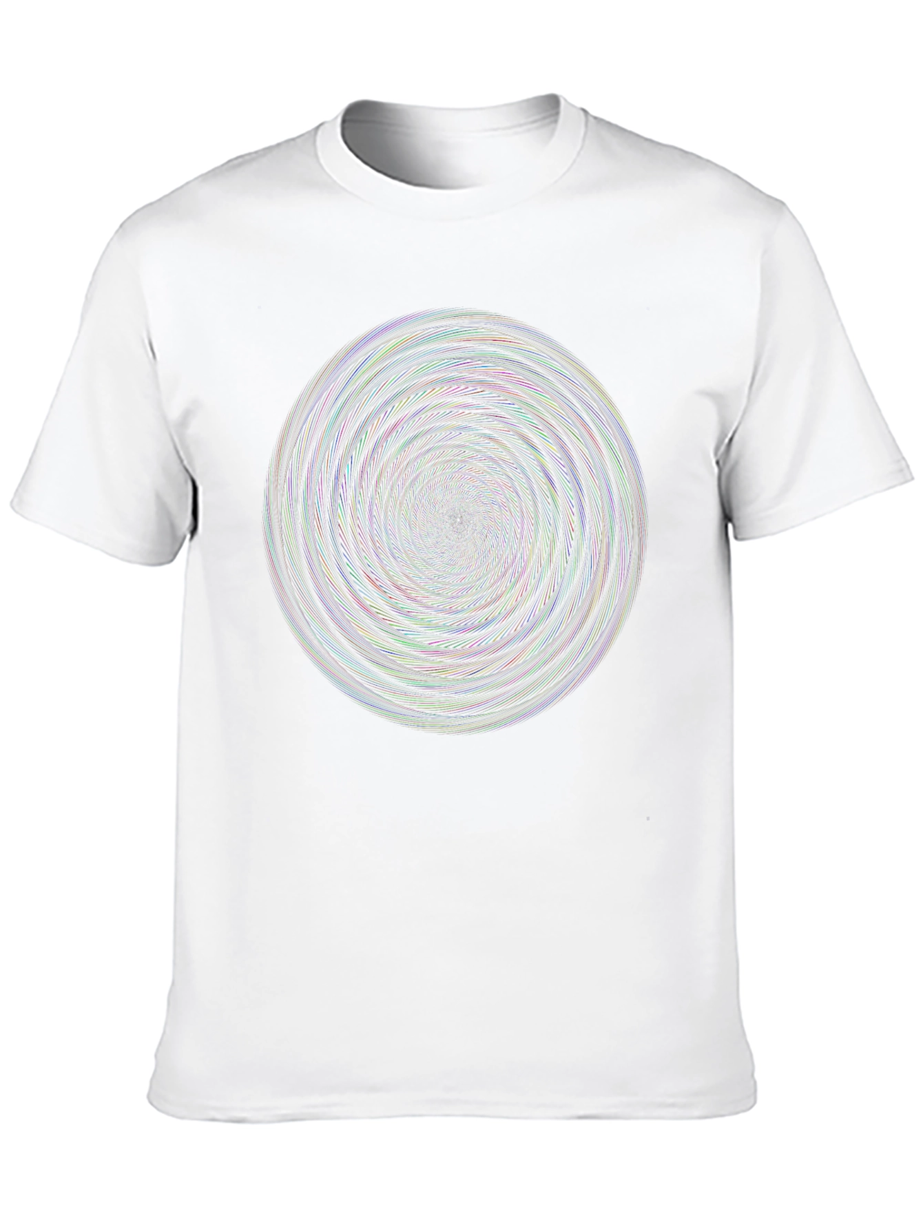 Vortex Illusion Black T-Shirt