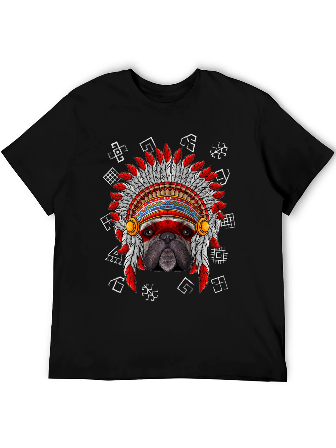 Bulldog Chief Headdress T-Shirt
