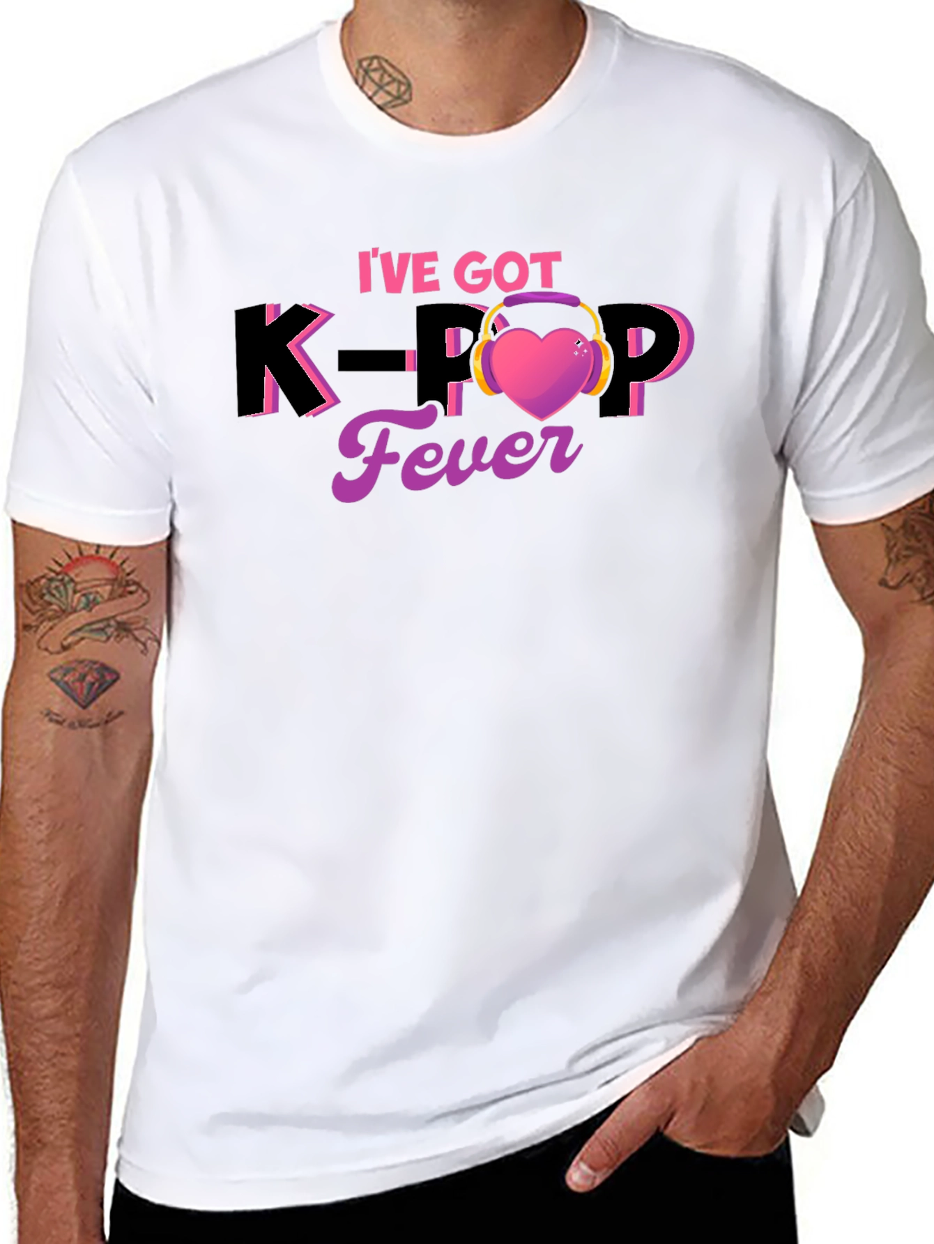 Ive Got K-Pop Fever T-Shirt Music Love Heart