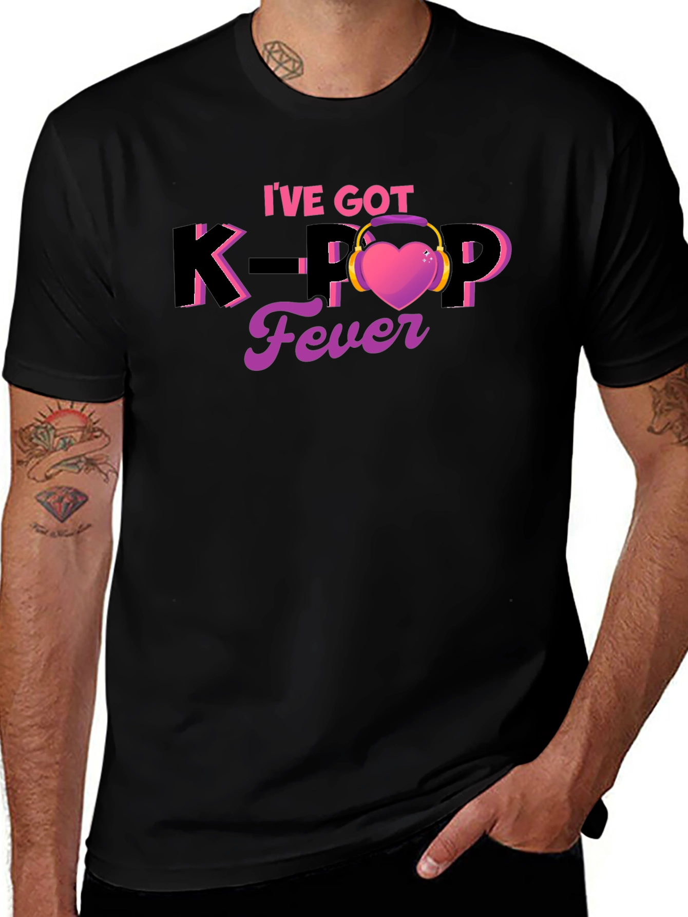 Ive Got K-Pop Fever T-Shirt Music Love Heart