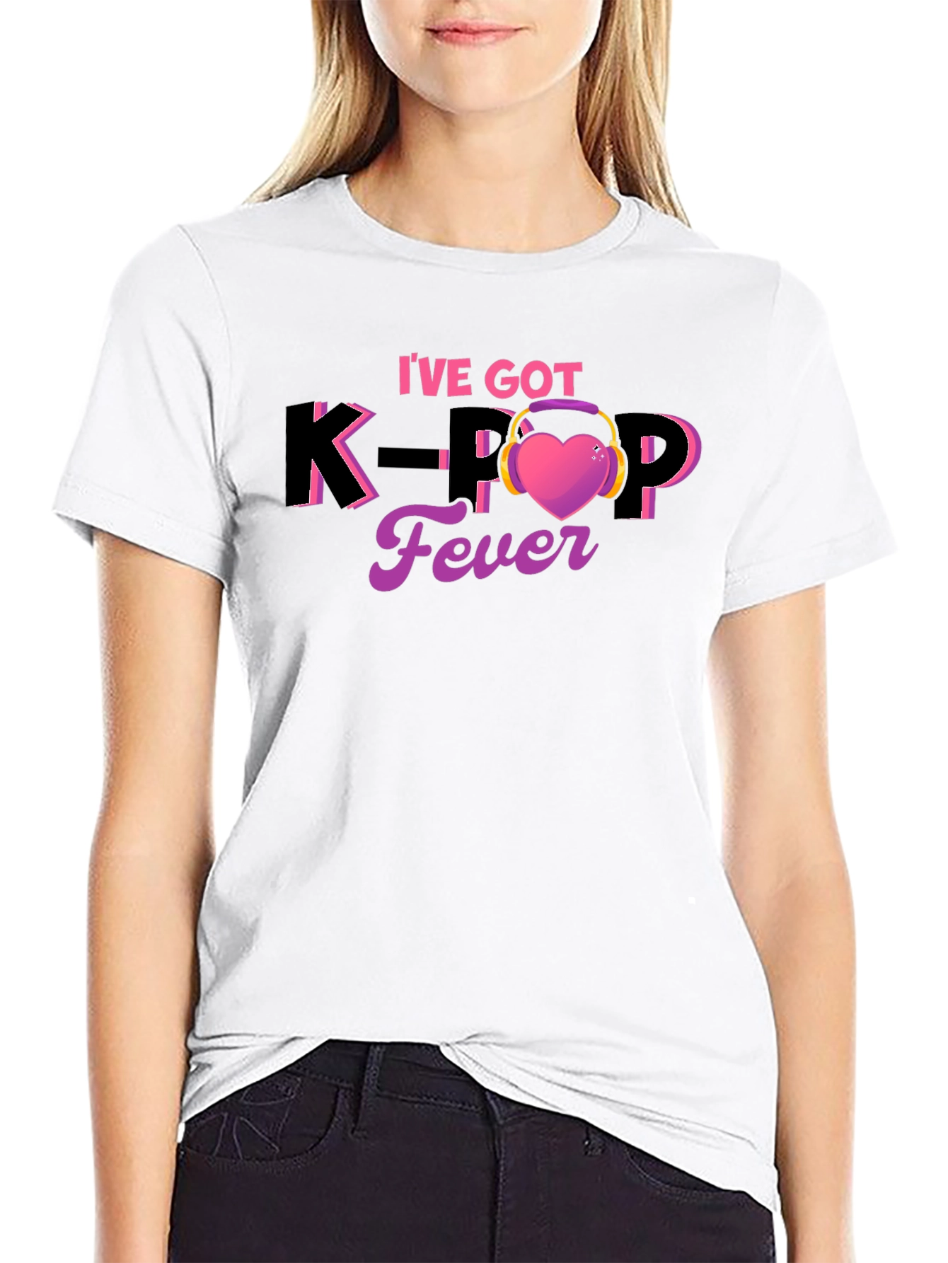 Ive Got K-Pop Fever T-Shirt Music Love Heart