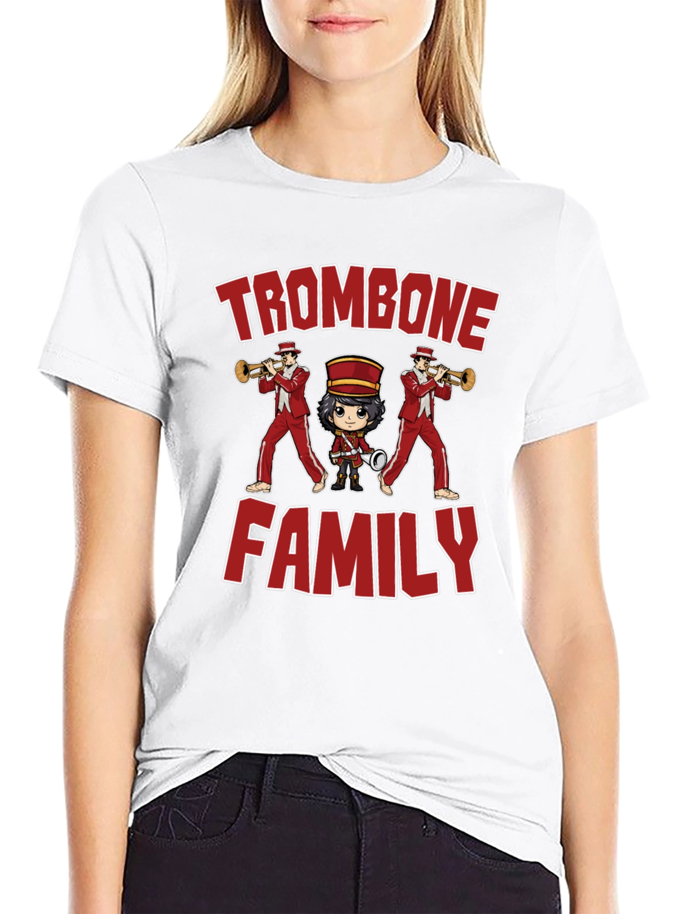 Trombone Family Graphic Tee