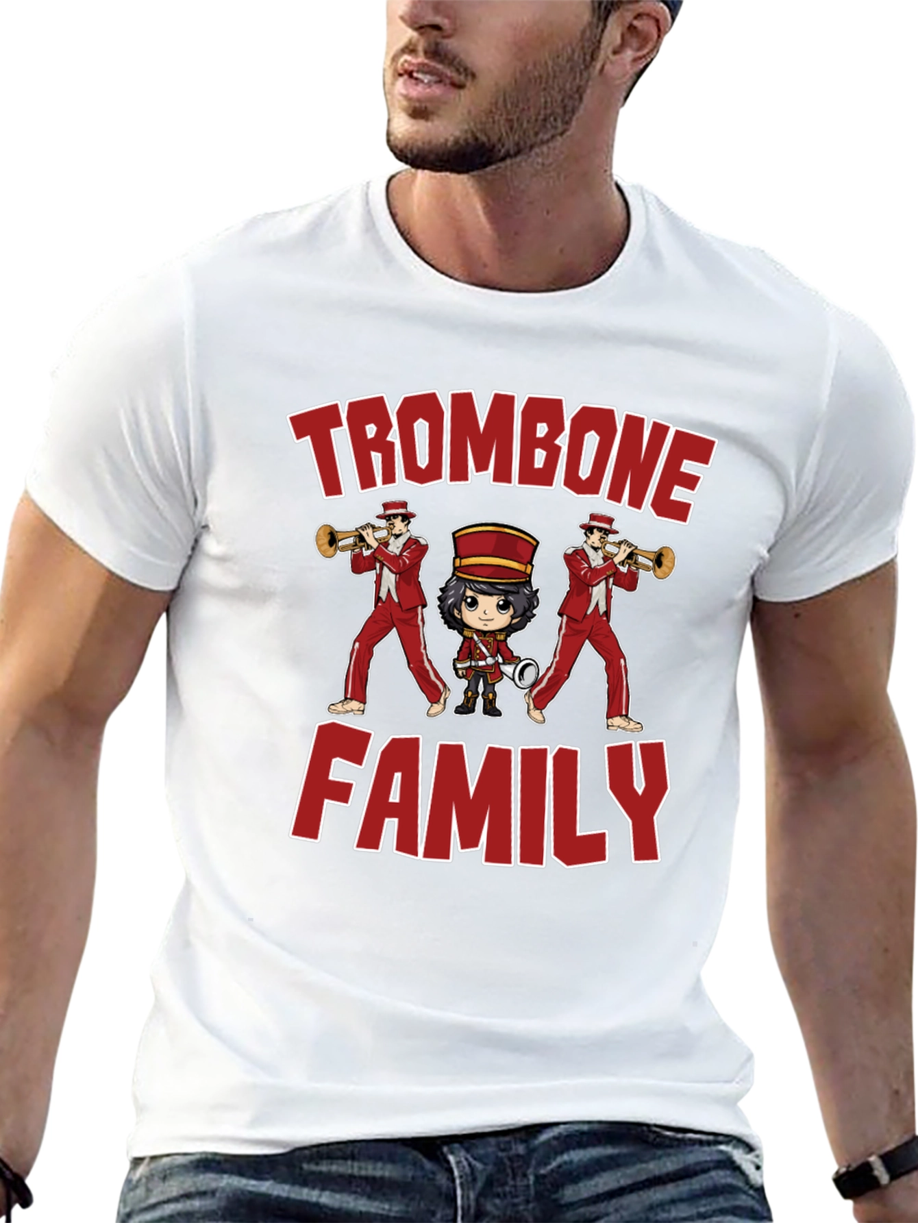 Trombone Family Graphic Tee