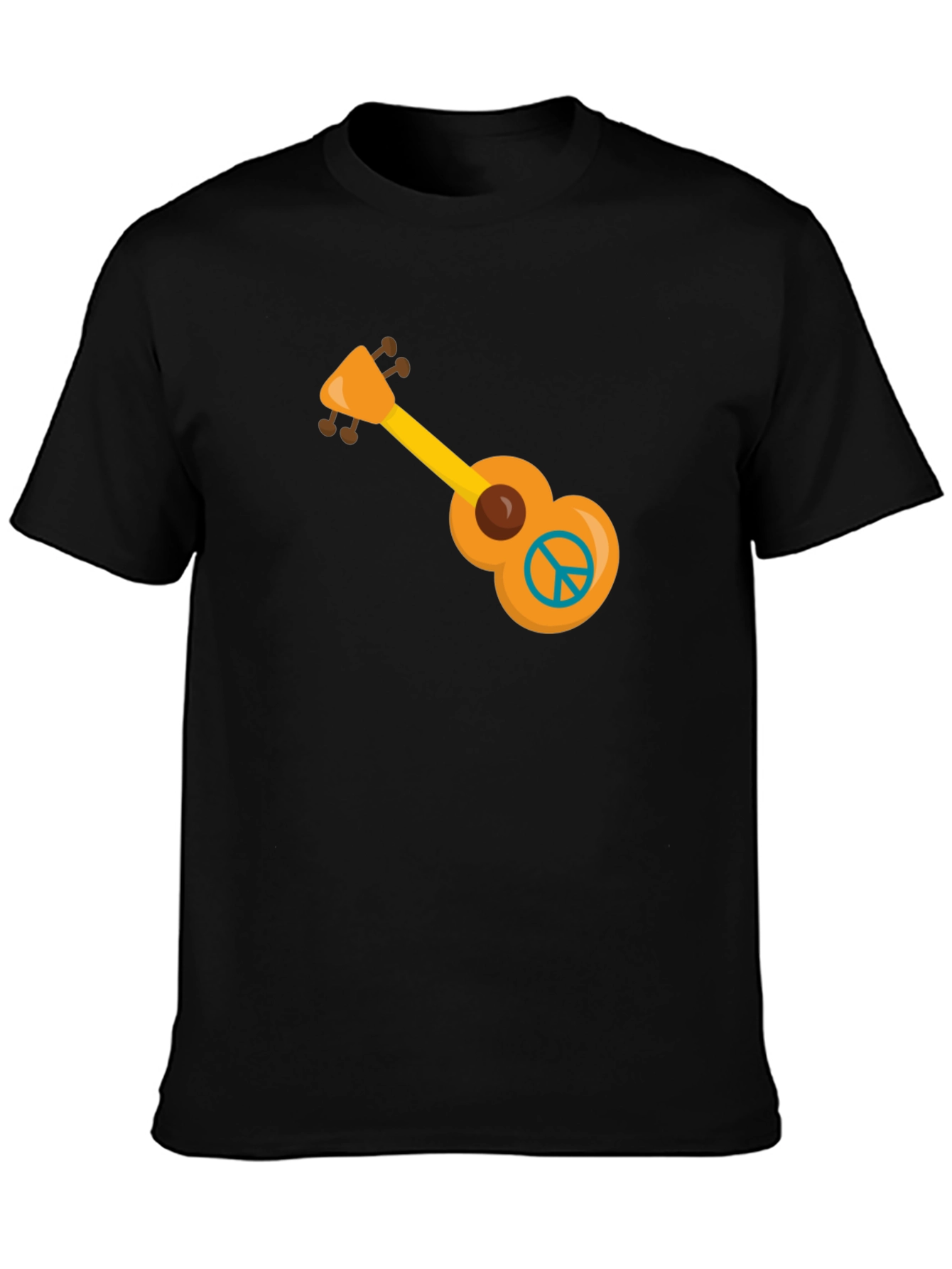 Peace Ukulele Graphic T-Shirt