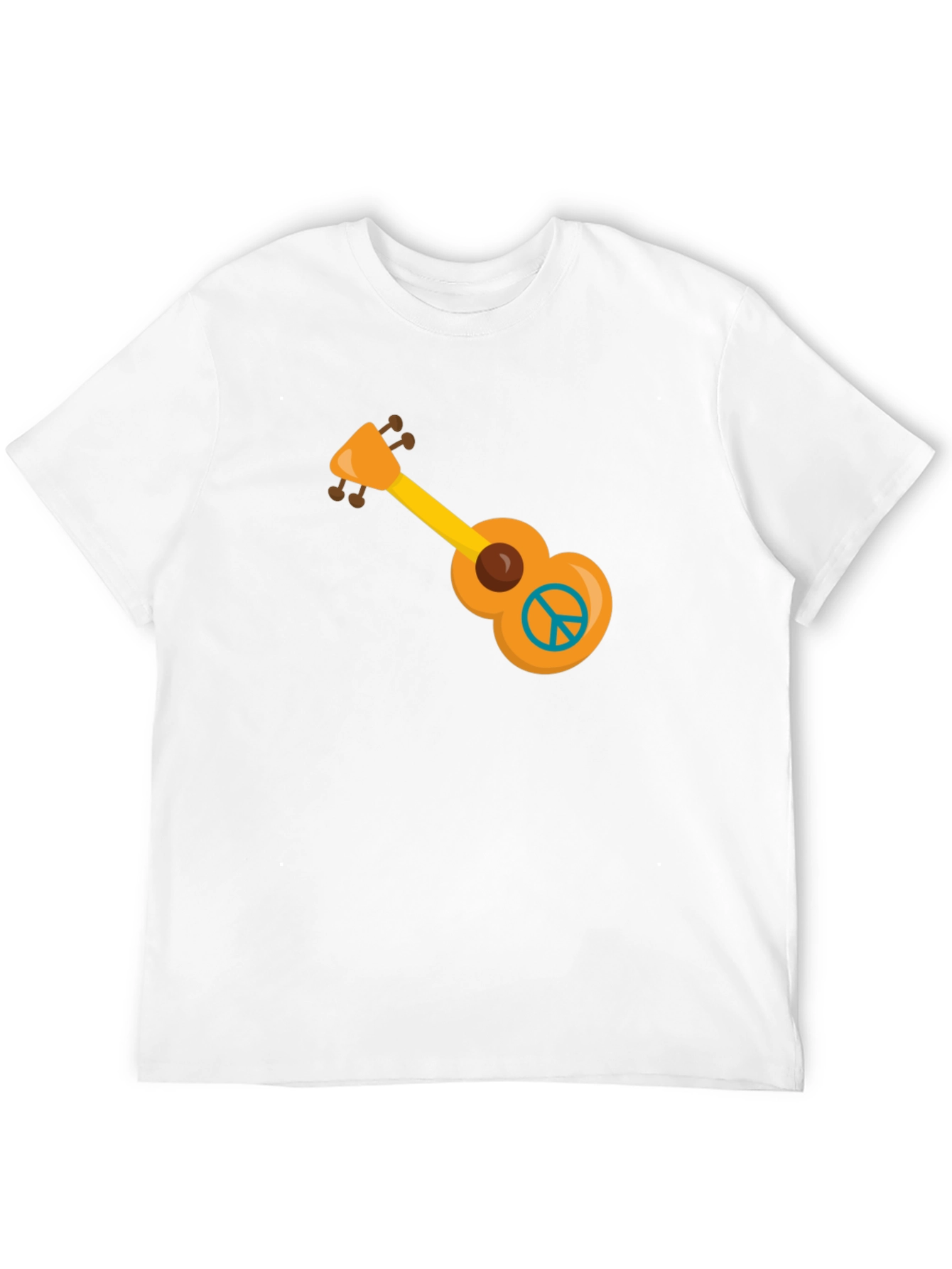 Peace Ukulele Graphic T-Shirt