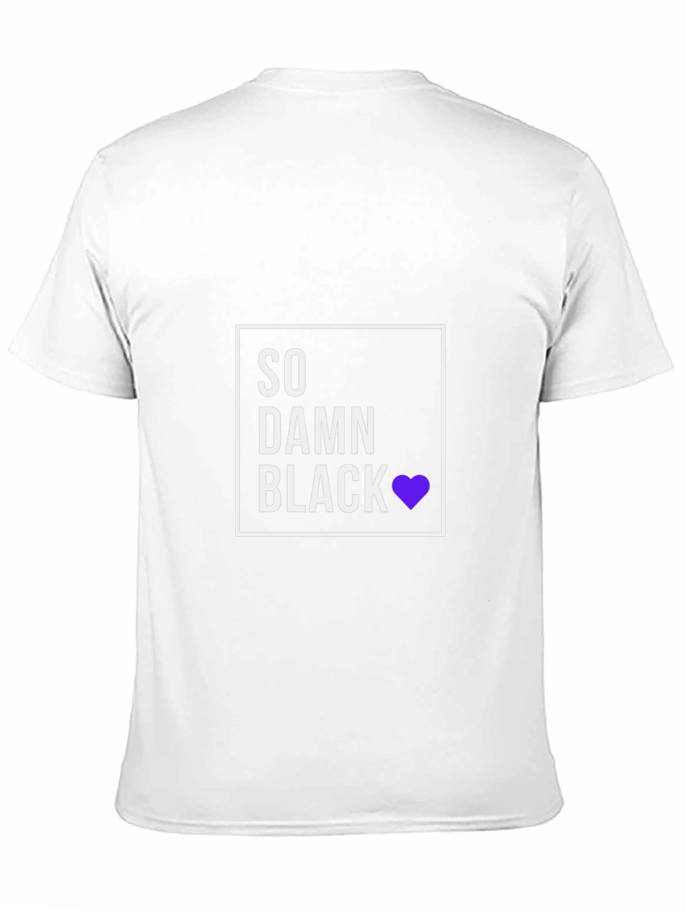 So Damn Black T-Shirt - Premium Cotton Blend
