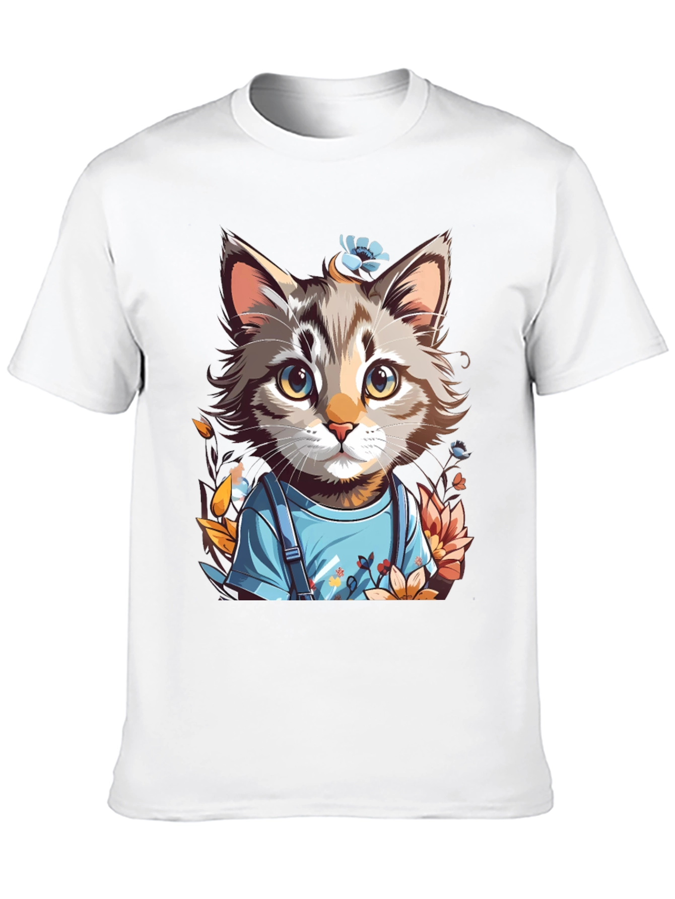Cartoon Cat T-Shirt: Unique Graphic Tee