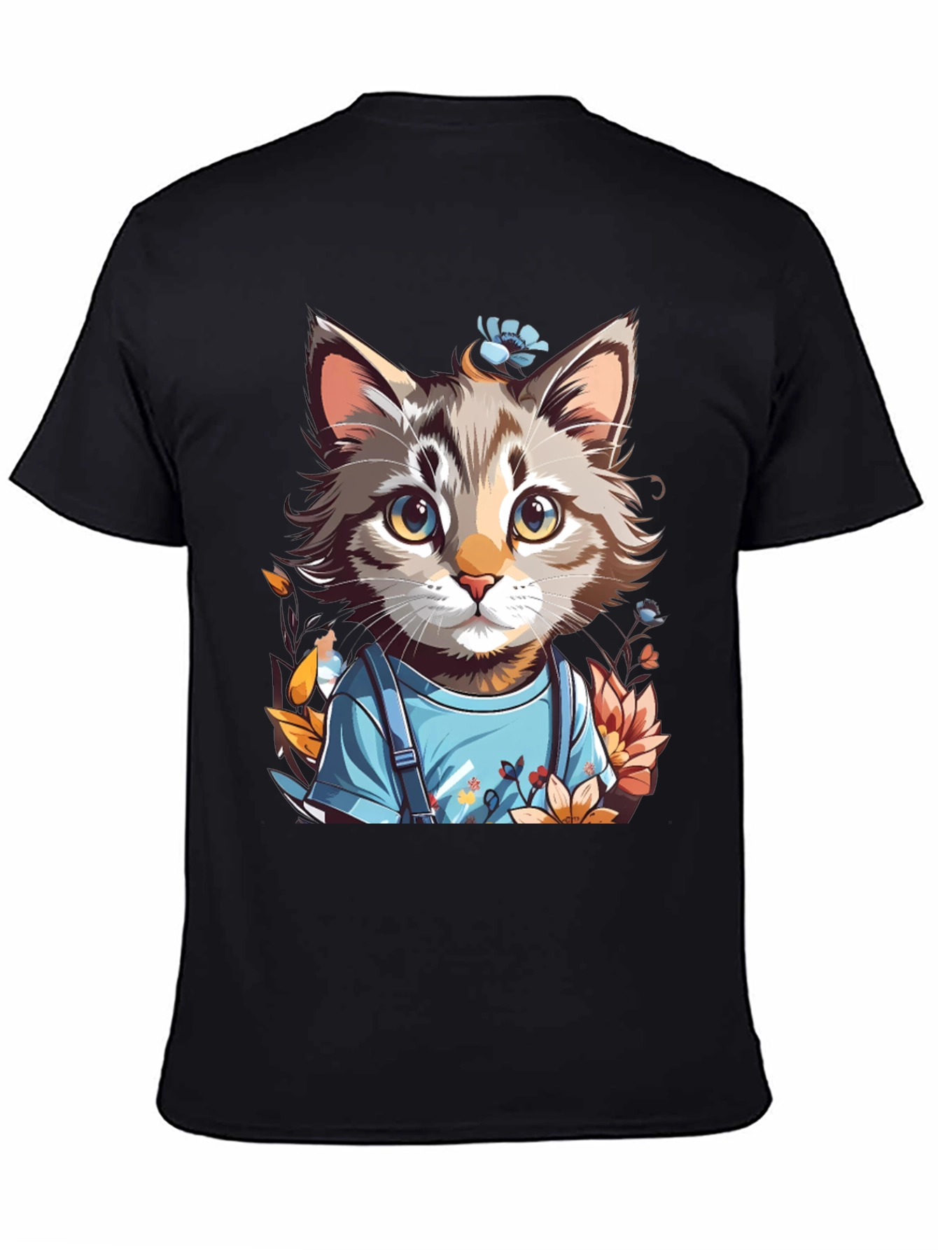 Cartoon Cat T-Shirt: Unique Graphic Tee
