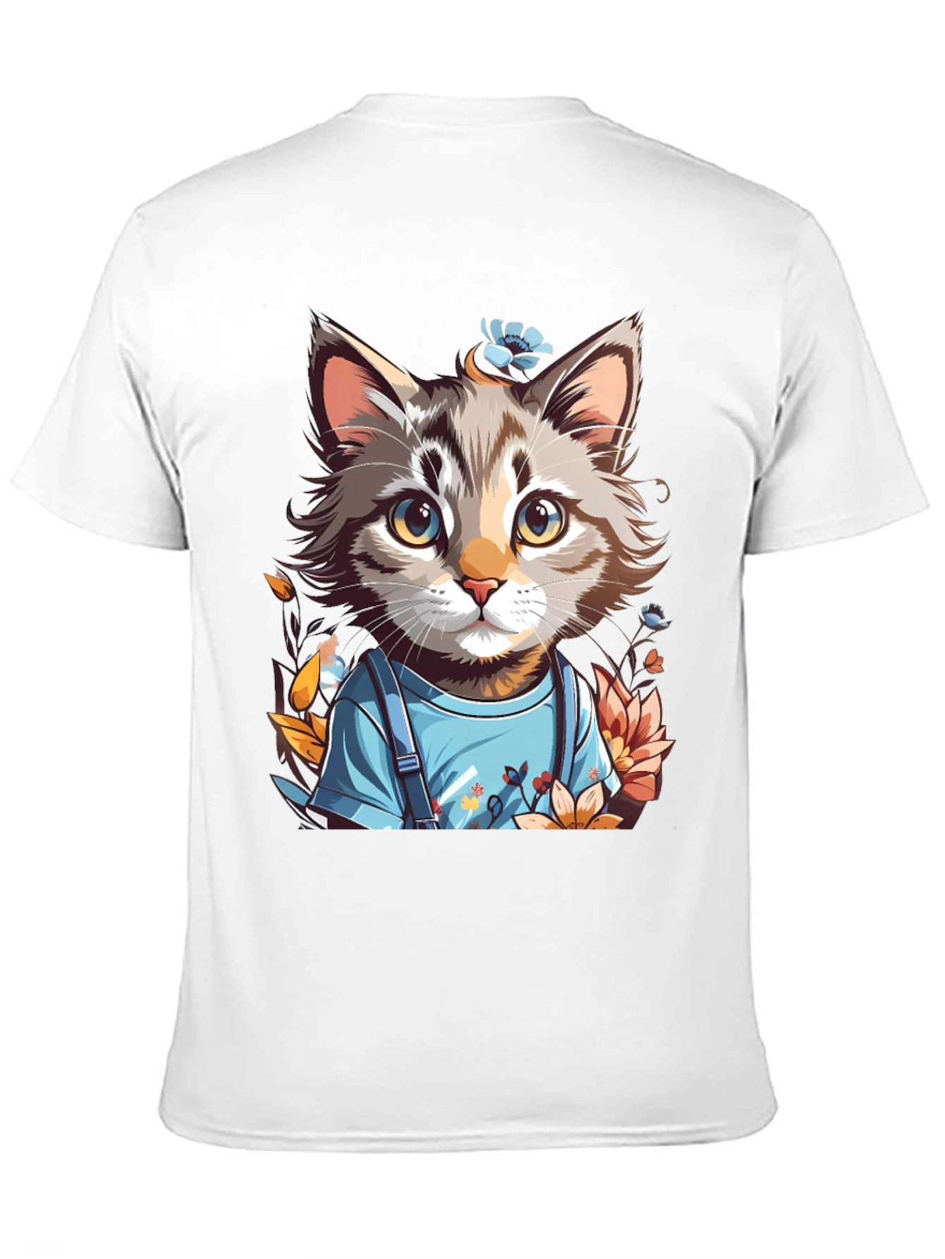 Cartoon Cat T-Shirt: Unique Graphic Tee