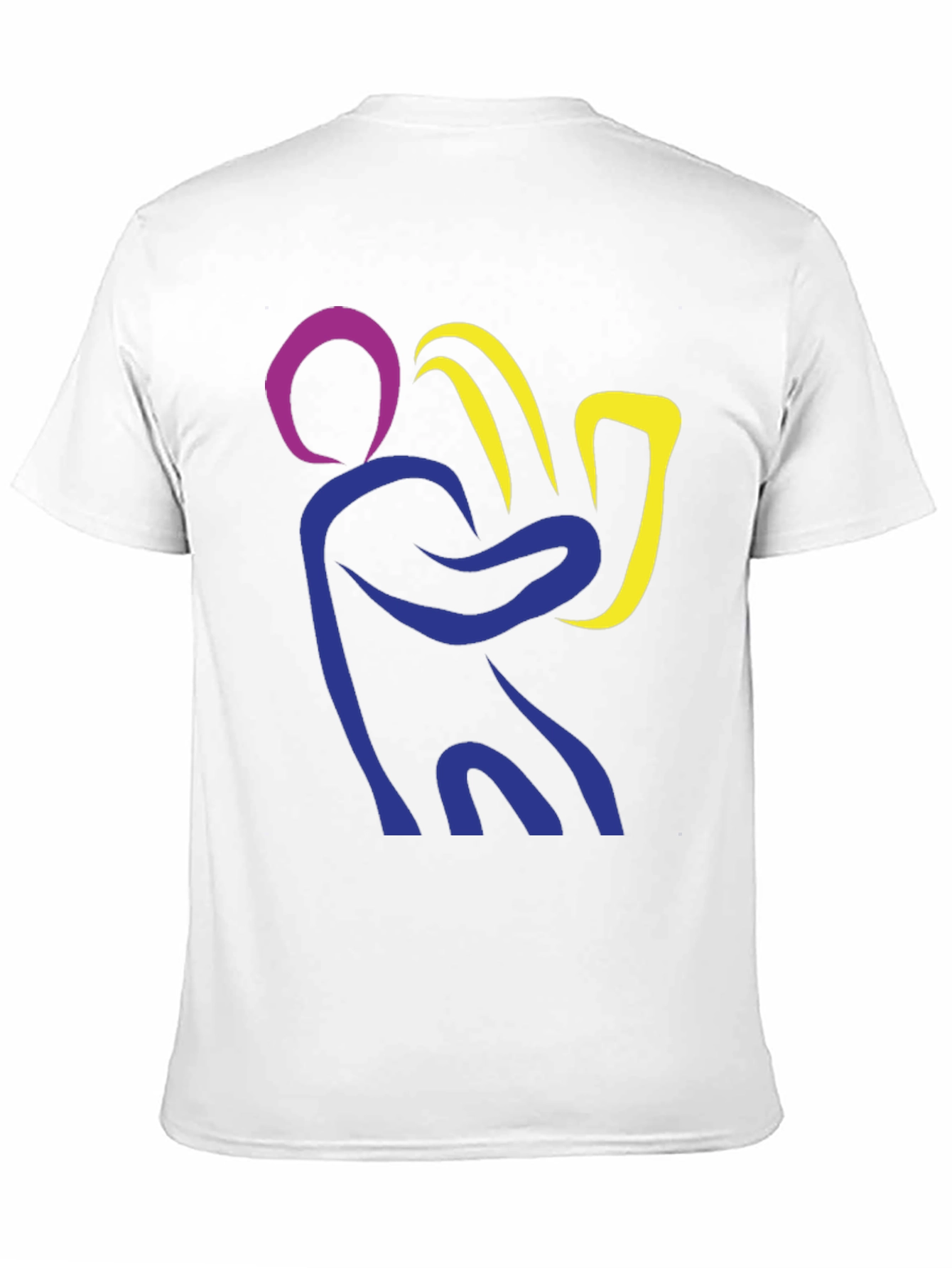 Abstract Saxophone Player Graphic T-Shirt