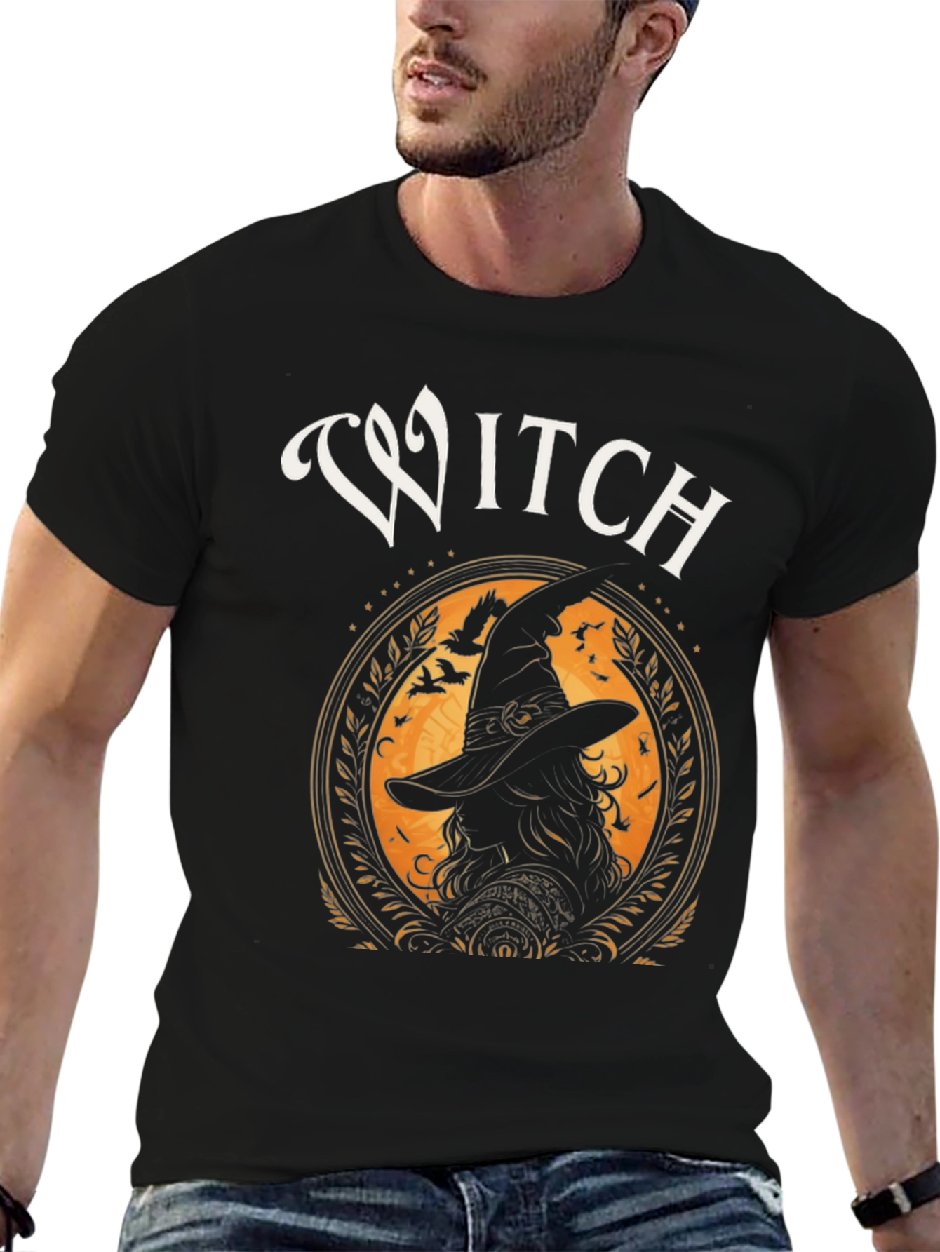Witch Graphic T-Shirt - Halloween Apparel
