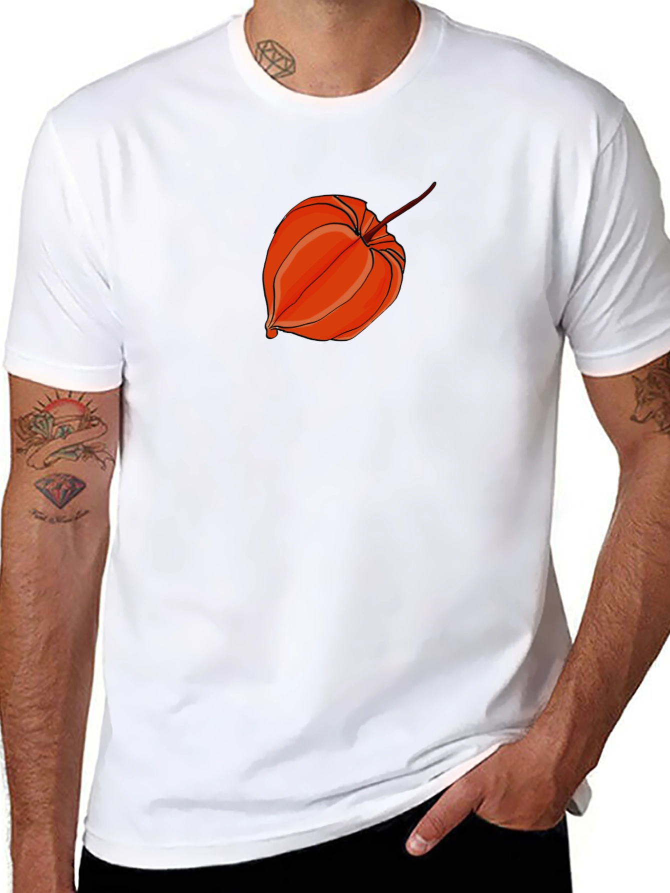 Physalis T-Shirt - Unique Fruit Graphic Tee