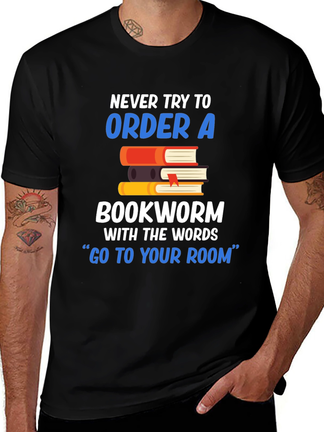 Bookworm Graphic Tee - Go To Your Room!