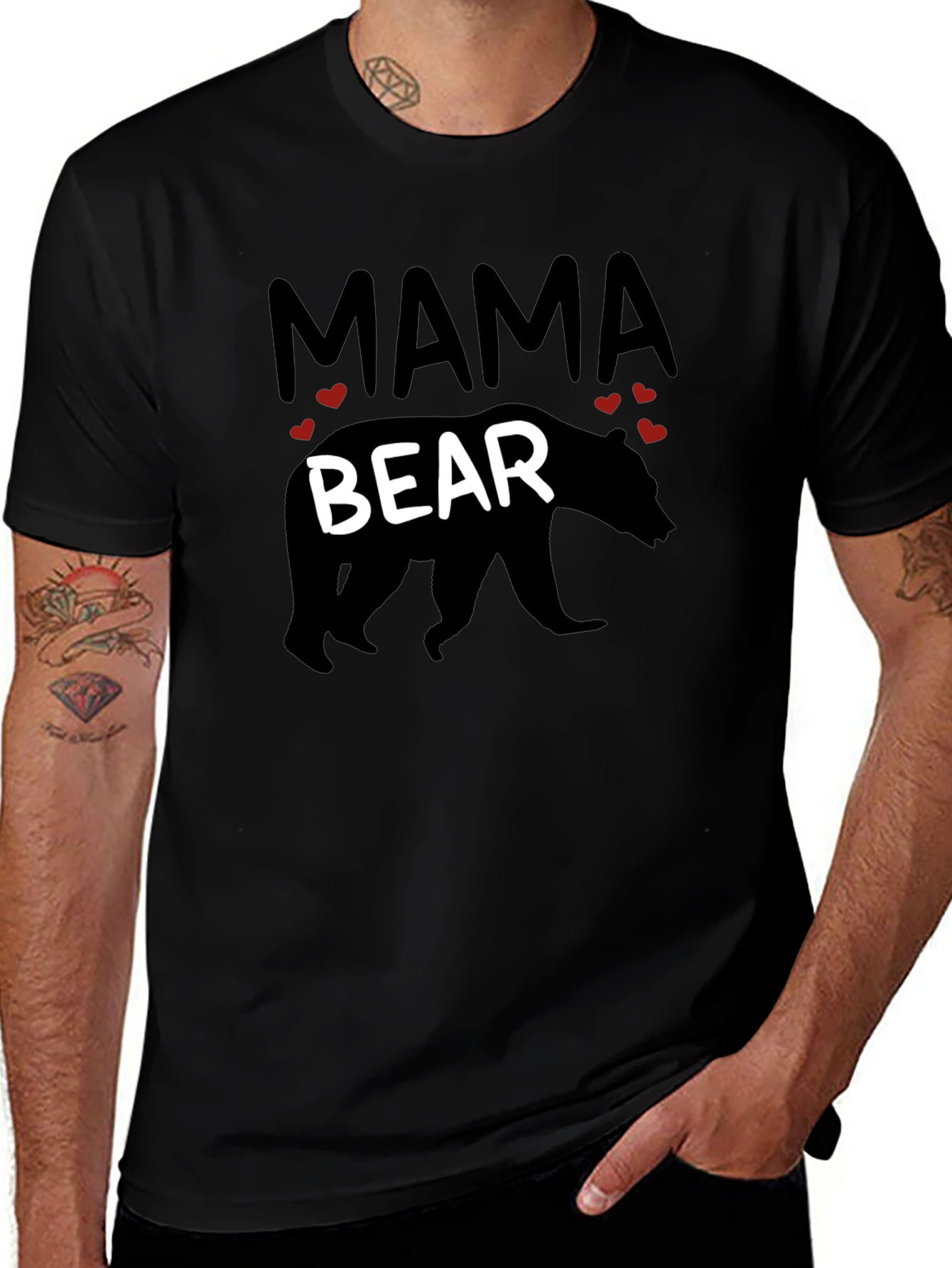 Mama Bear Graphic Tee - Perfect for Mothers