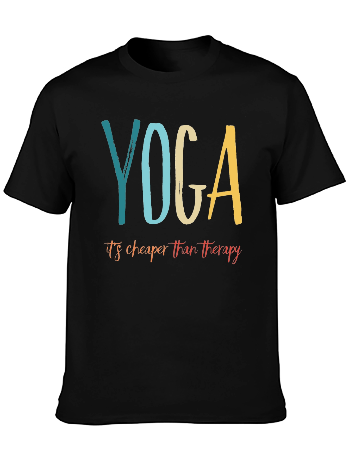 Yoga Cheaper Than Therapy Graphic Tee