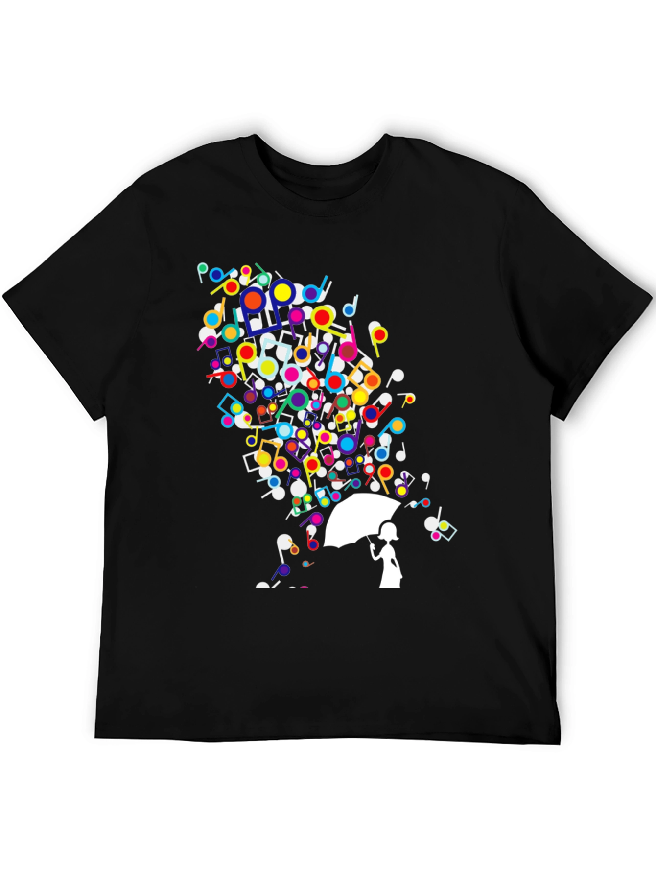 Music Notes Umbrella T-Shirt