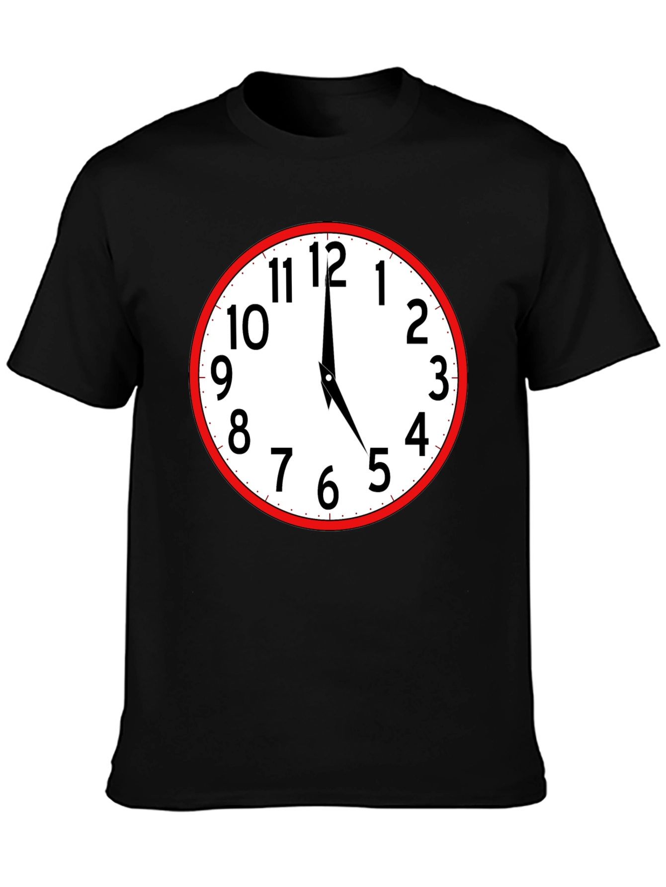 Clock Face Graphic T-Shirt