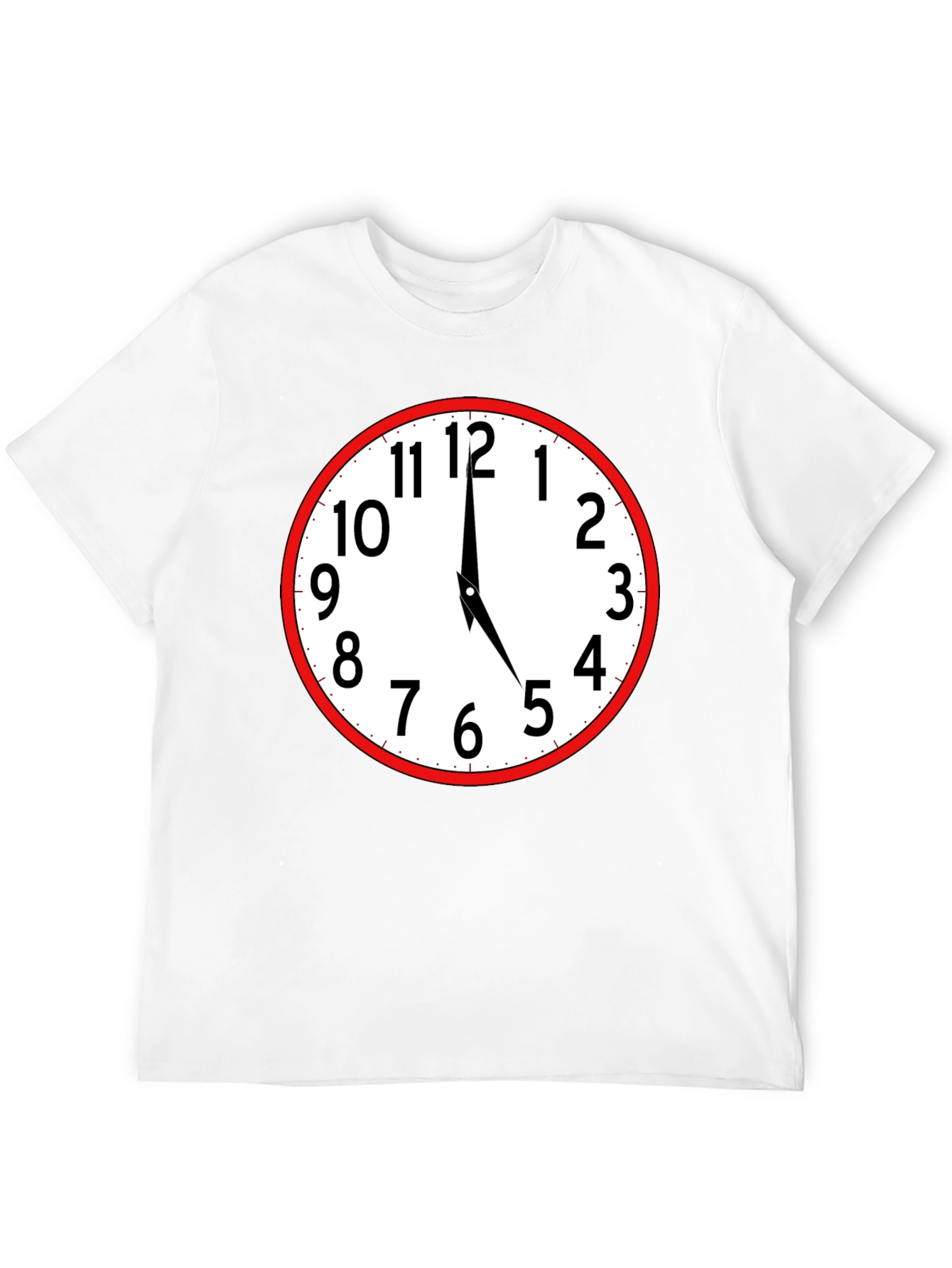 Clock Face Graphic T-Shirt