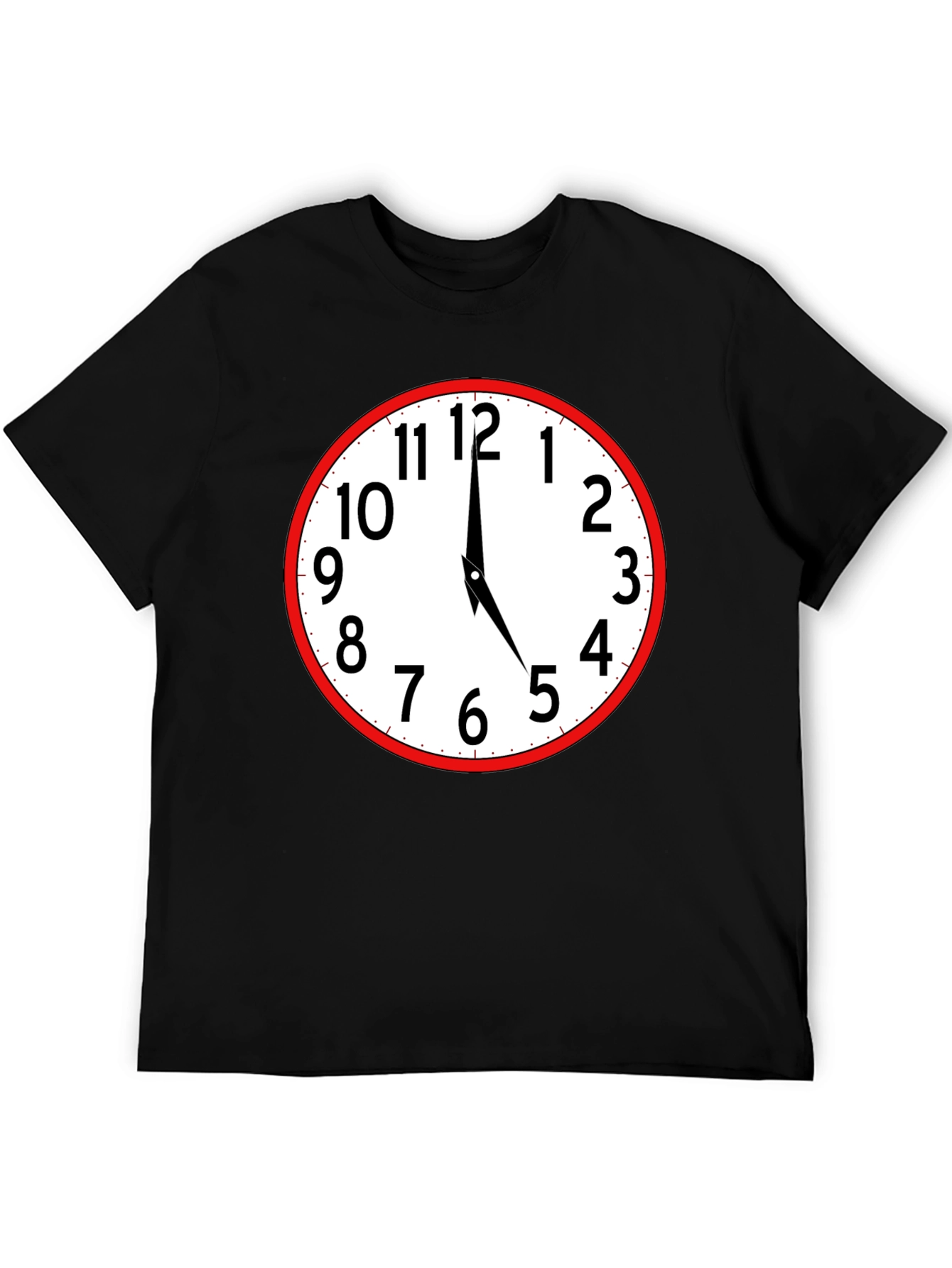 Clock Face Graphic T-Shirt