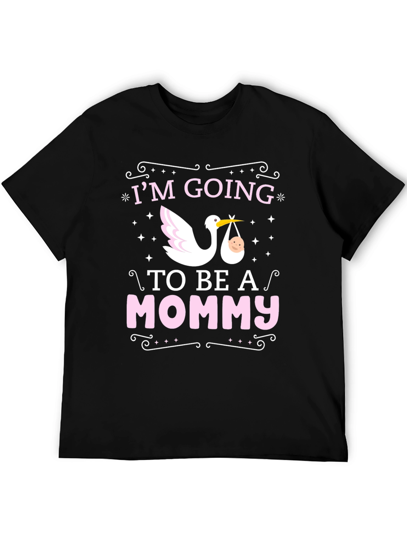 Mommy to Be Stork Graphic Tee