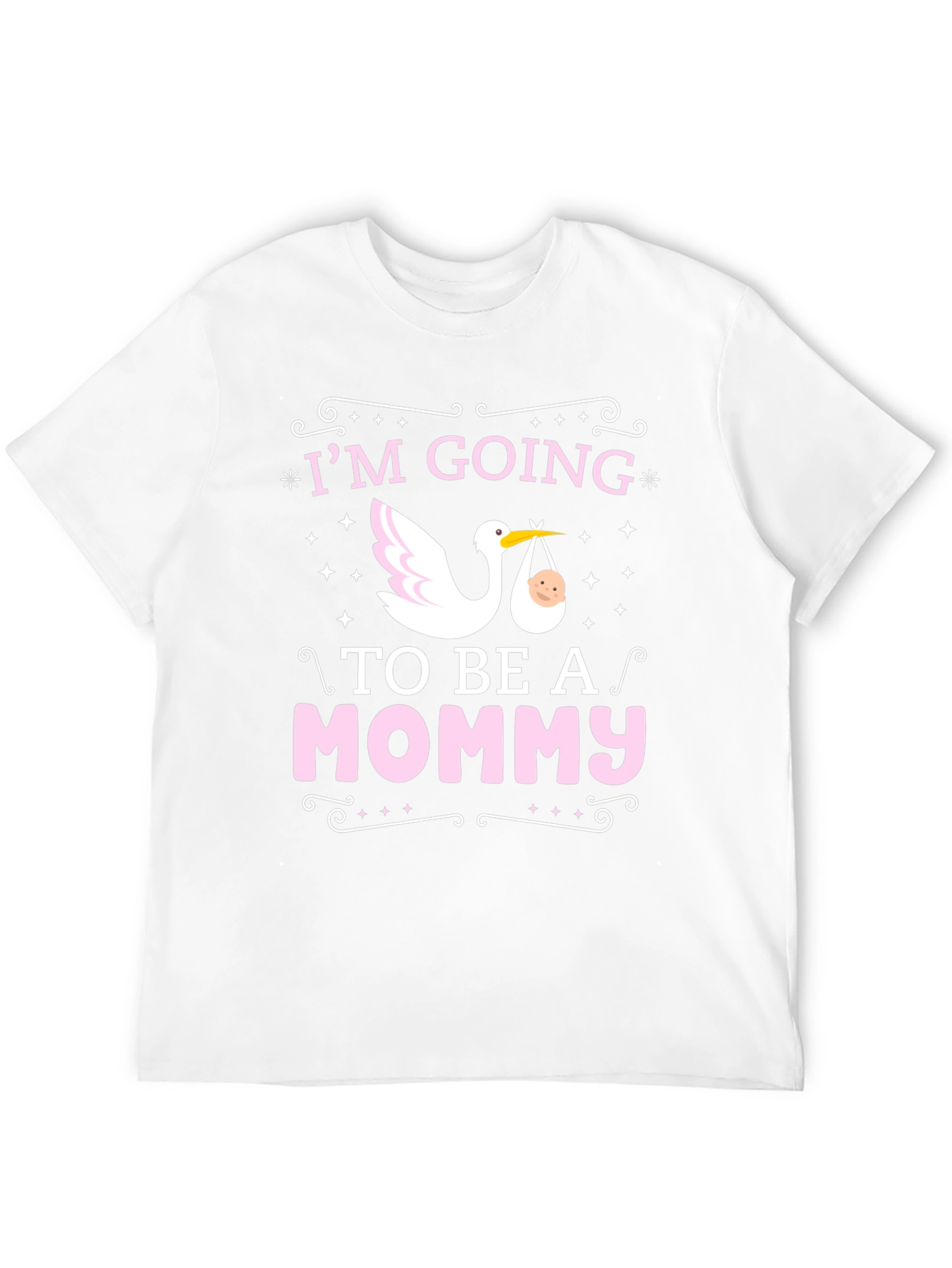 Mommy to Be Stork Graphic Tee