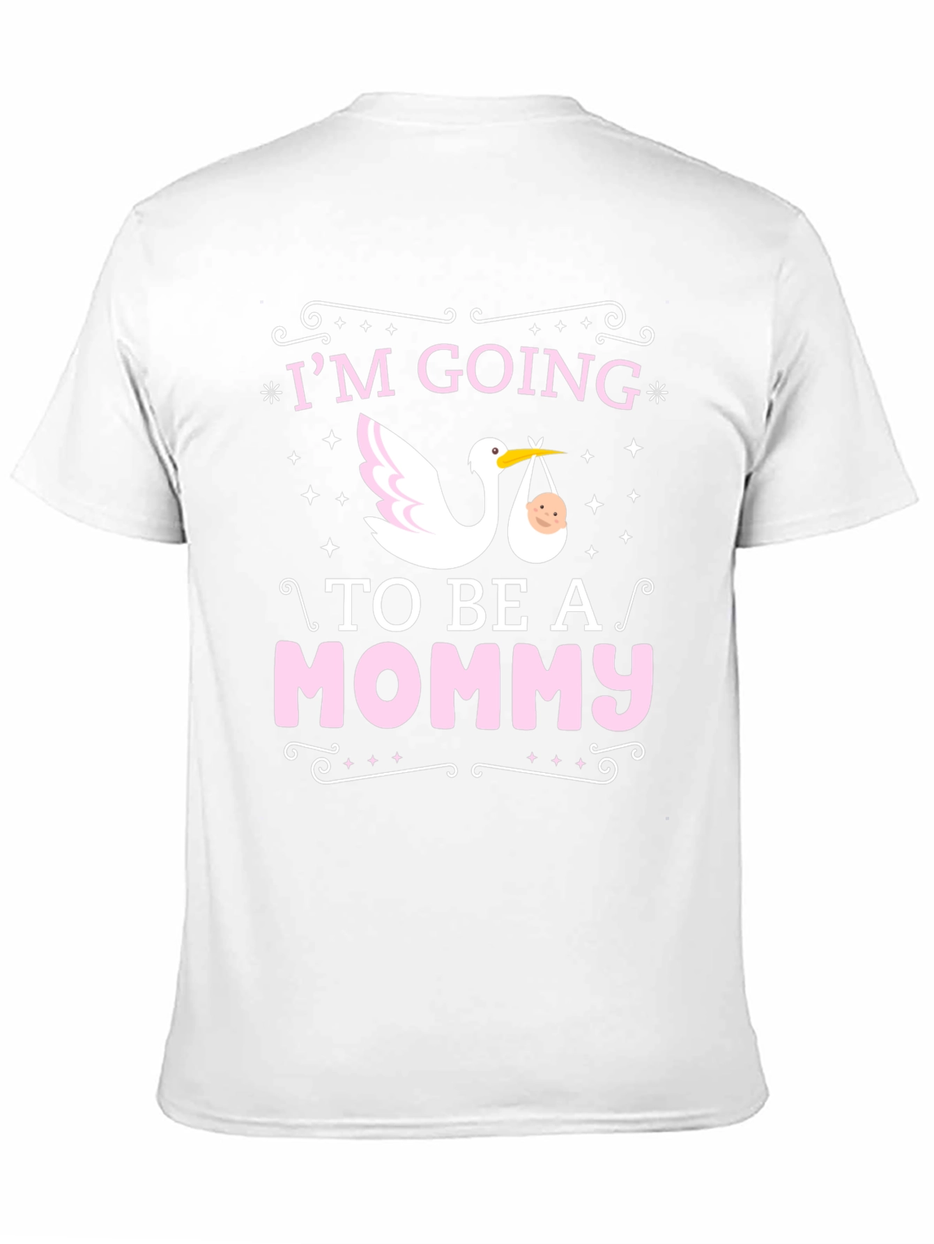 Mommy to Be Stork Graphic Tee