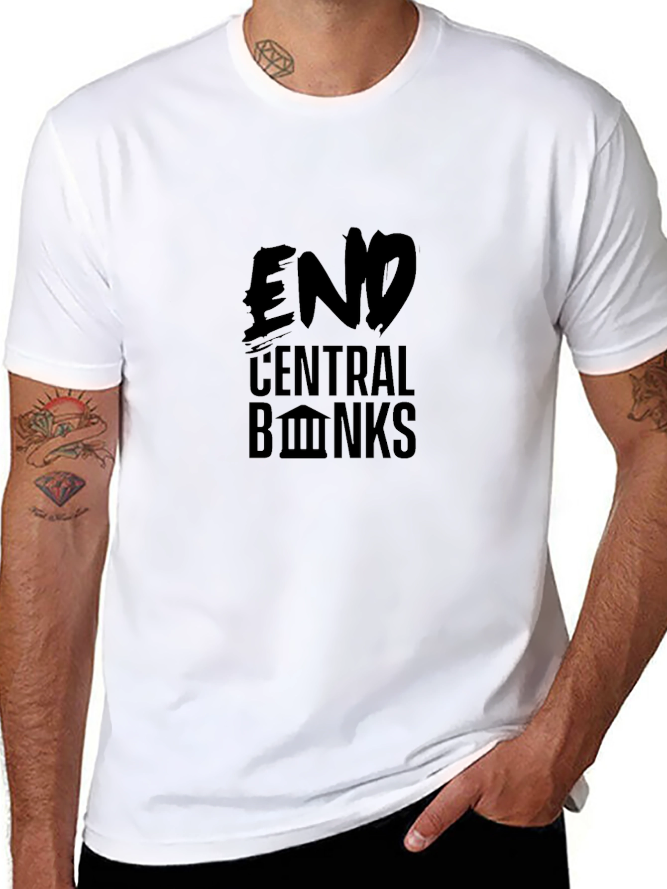 End Central Banks Graphic T-Shirt