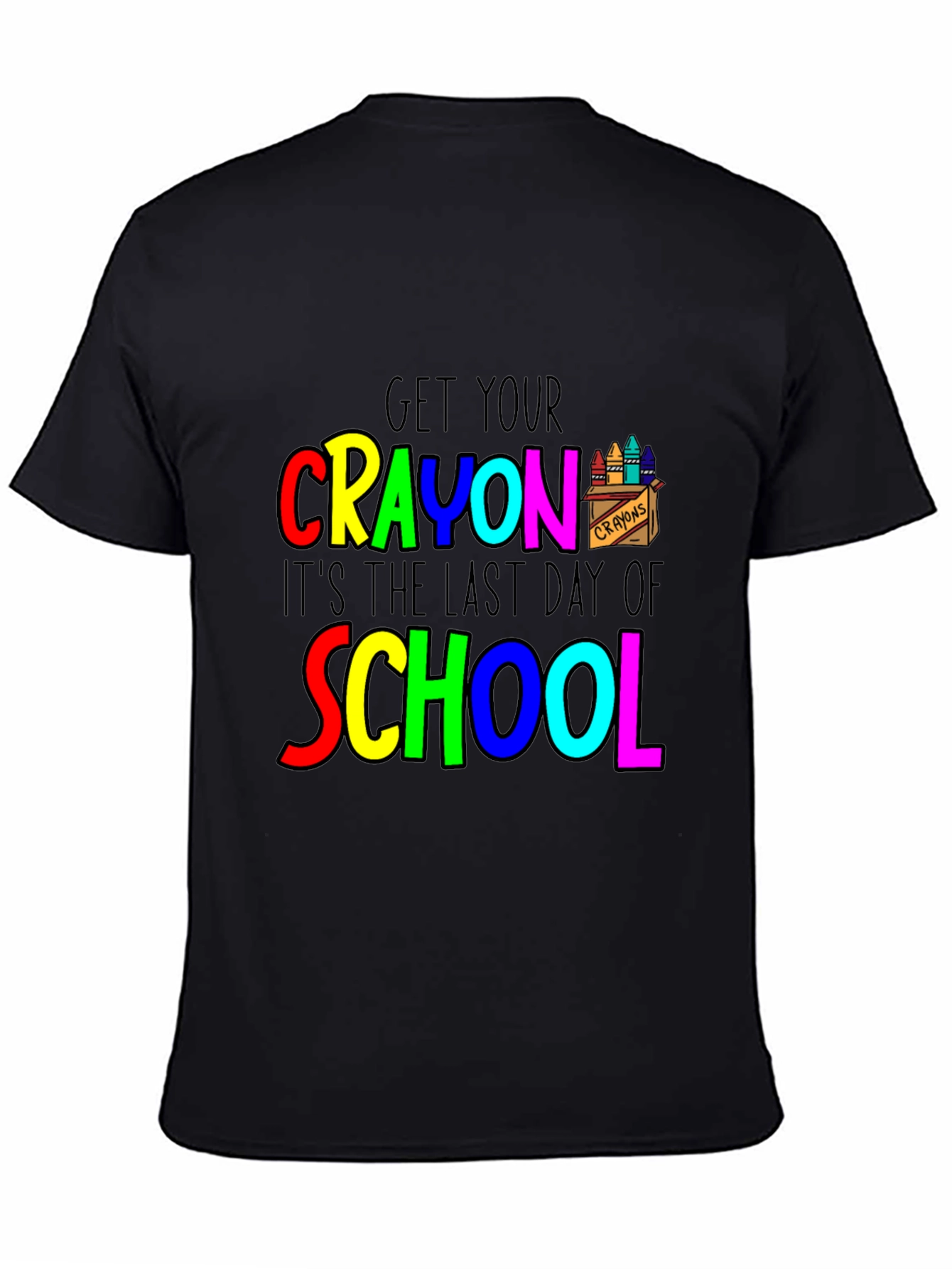 Last Day of School Crayon T-Shirt