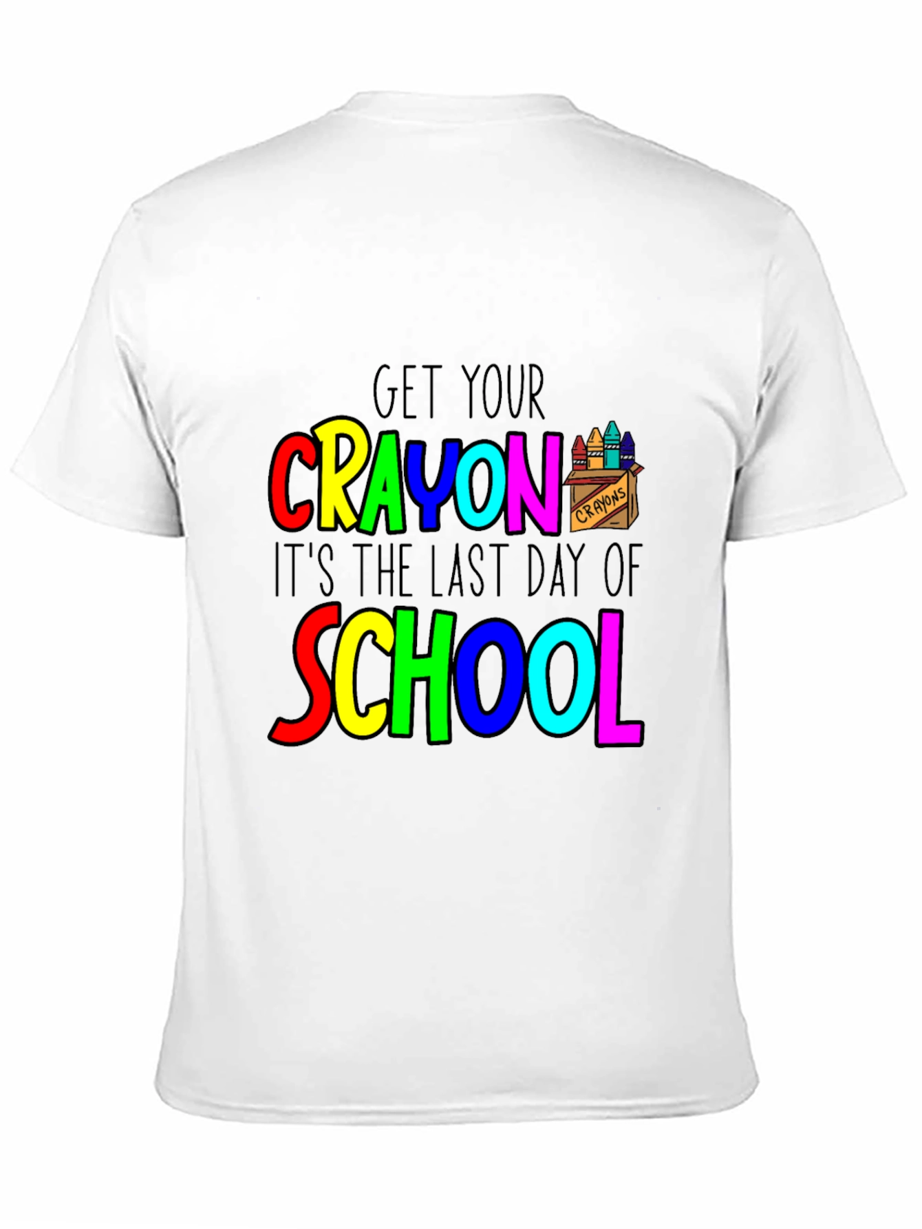 Last Day of School Crayon T-Shirt
