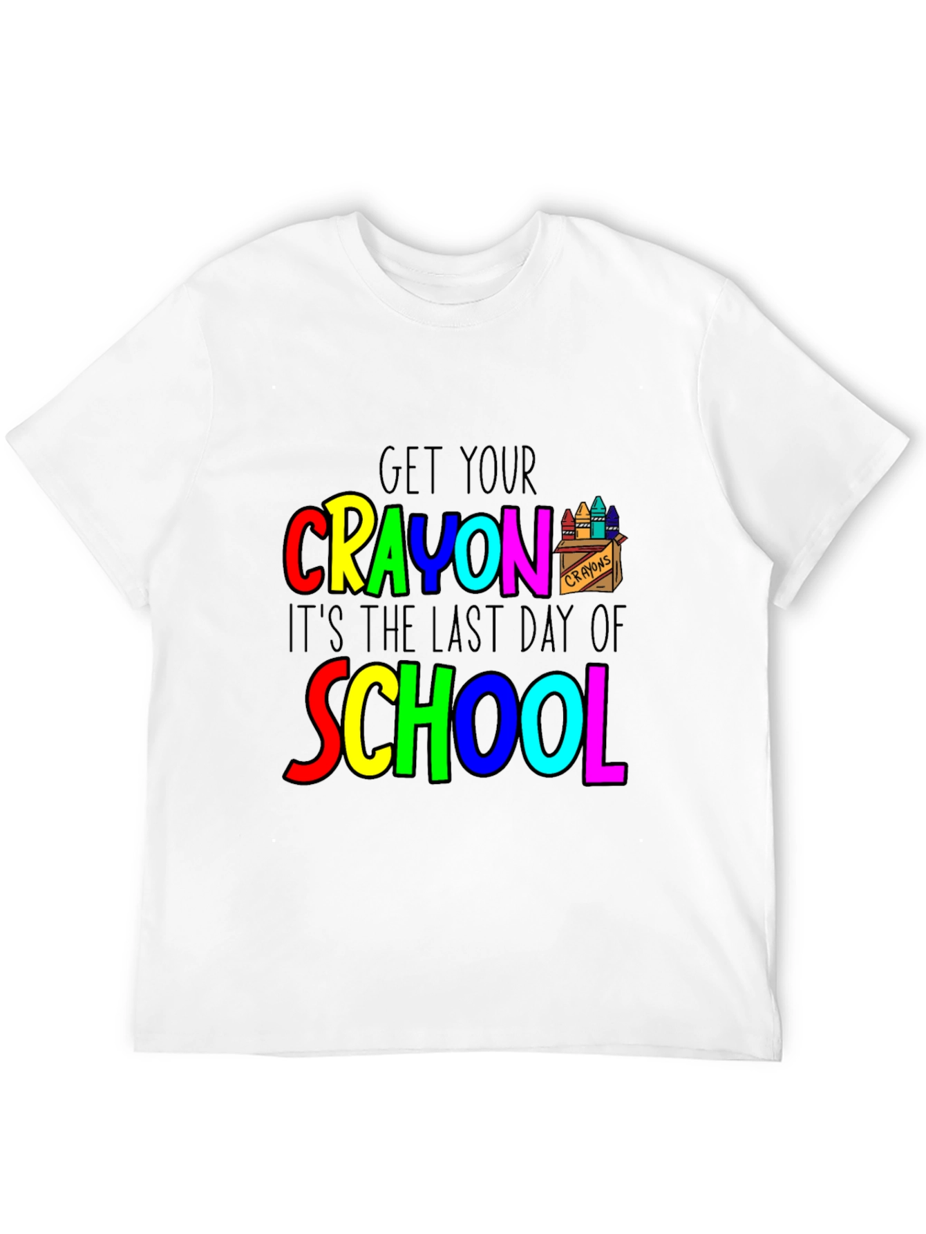 Last Day of School Crayon T-Shirt