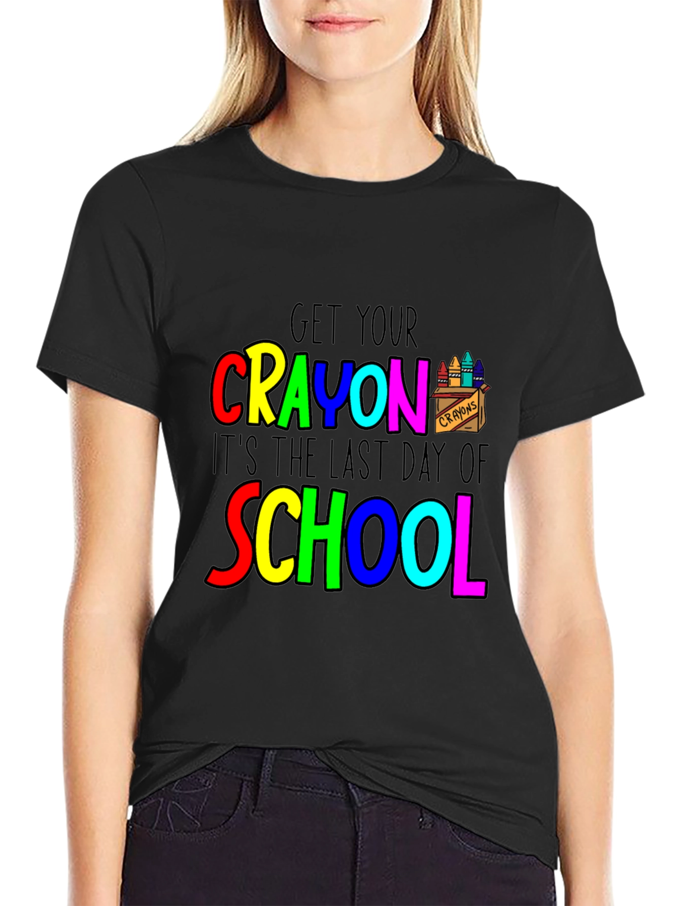 Last Day of School Crayon T-Shirt